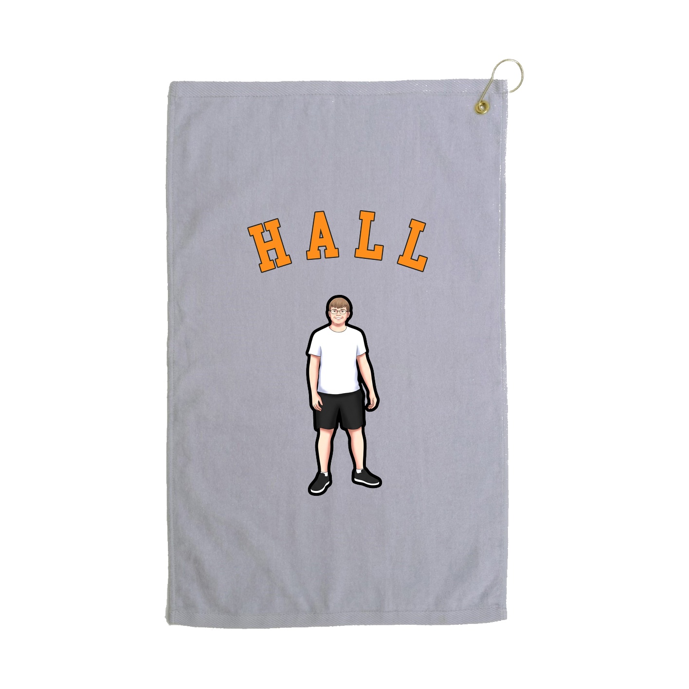 Golf Towel — Shirsey Arch in Grey
