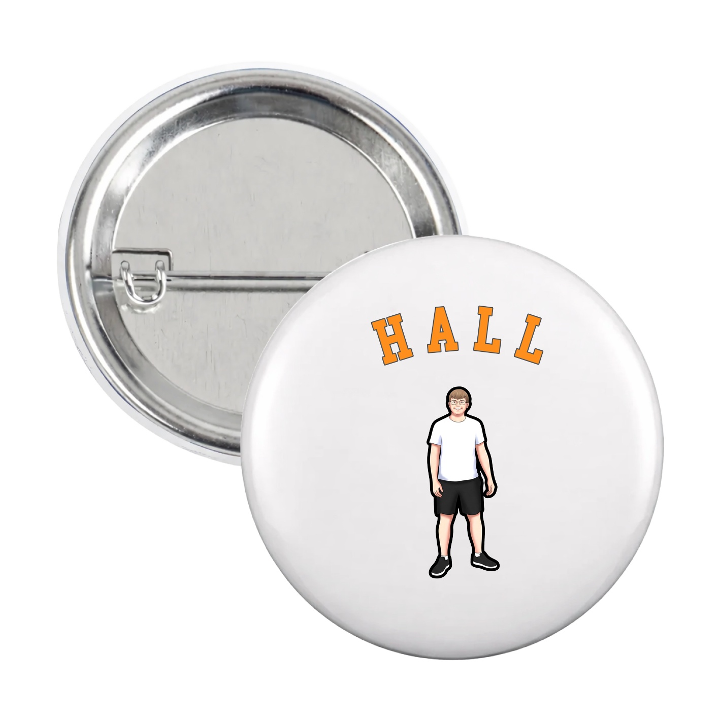 Game Day Button — Shirsey Arch in White