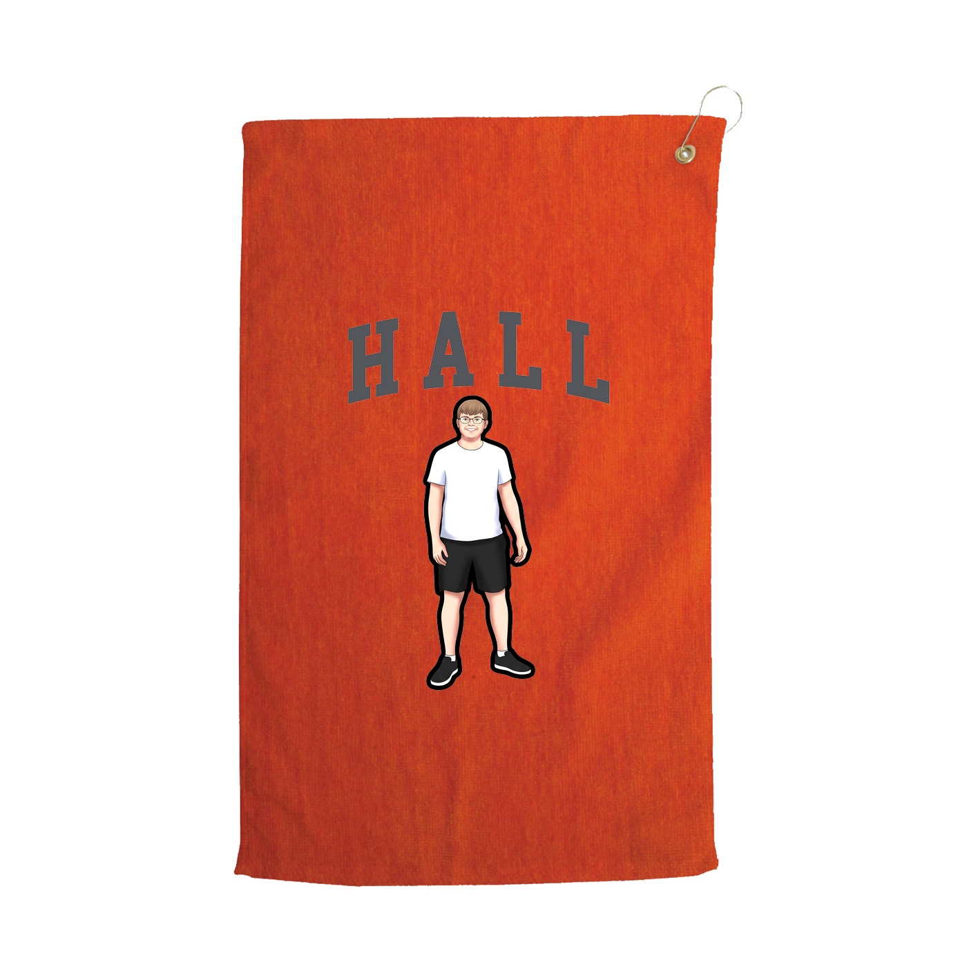 Golf Towel — Shirsey in Orange