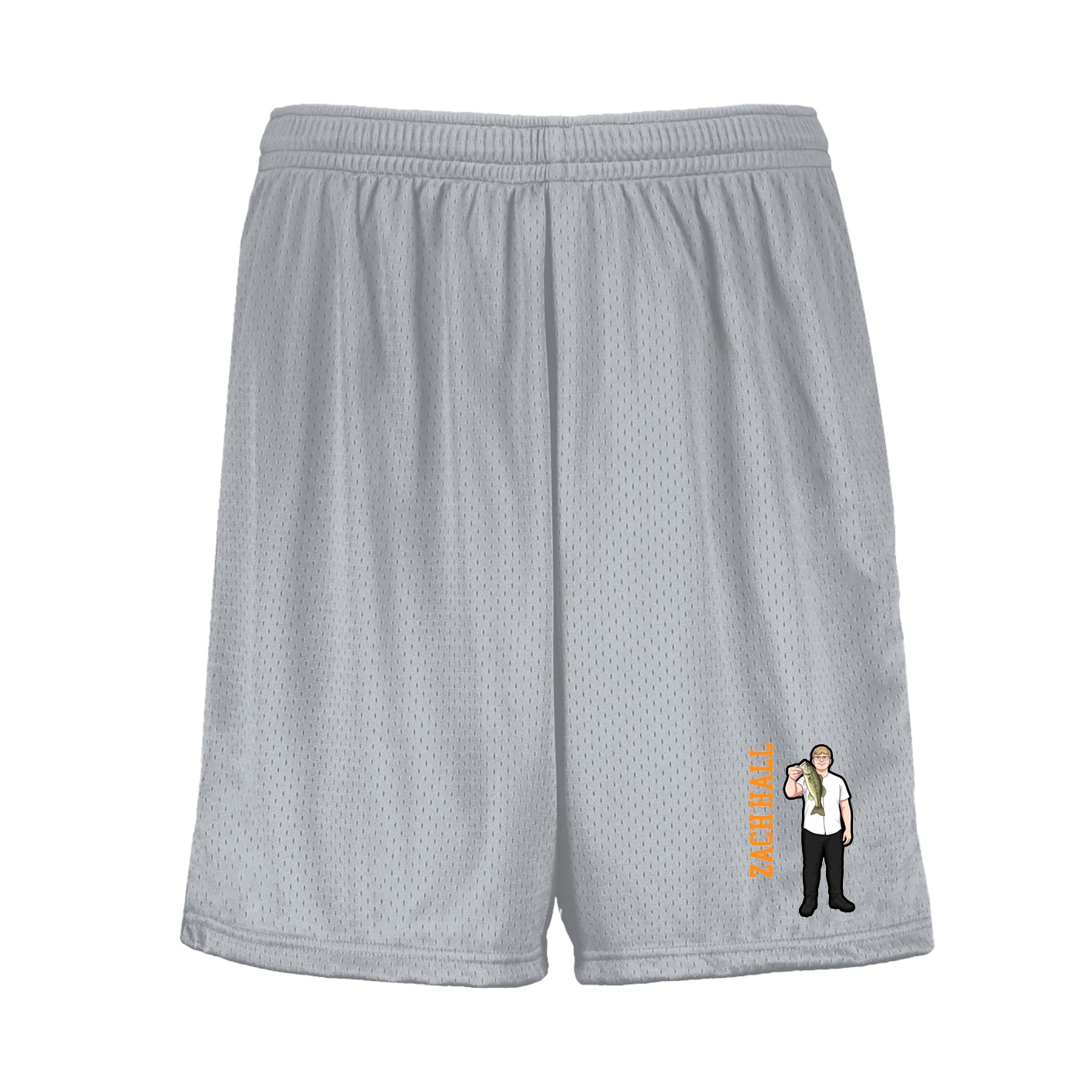 Shorts — Name Vertical in Silver