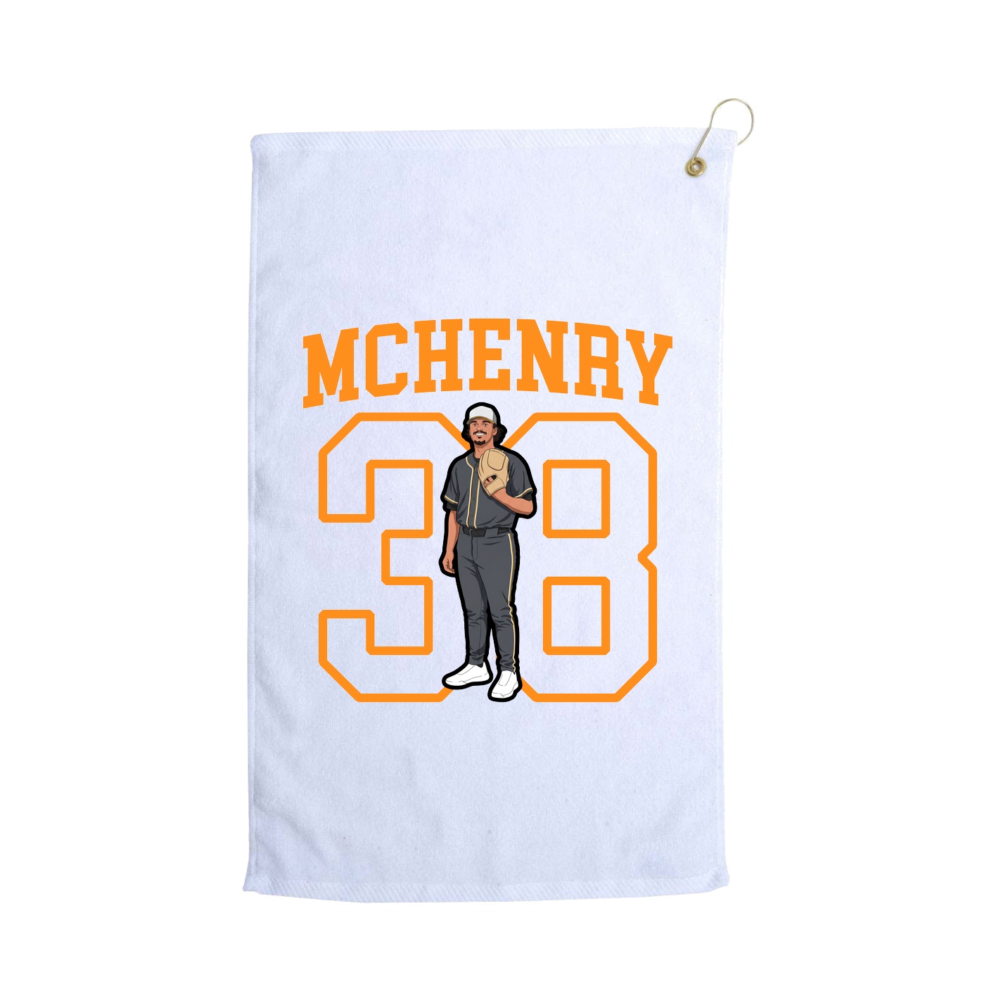 Golf Towel — Shirsey in White