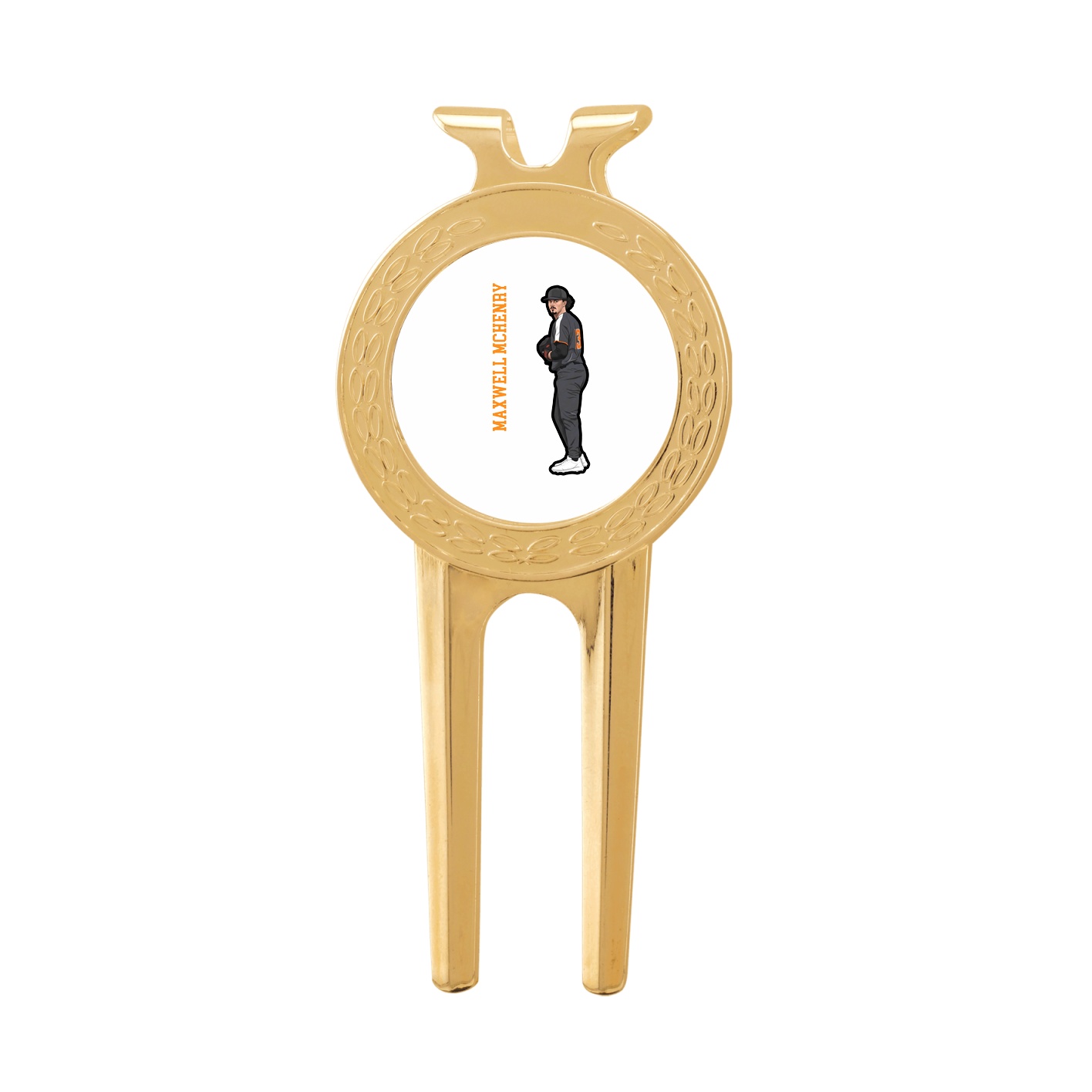 Divot Tool with Ball Marker — Name Vertical in Classic
