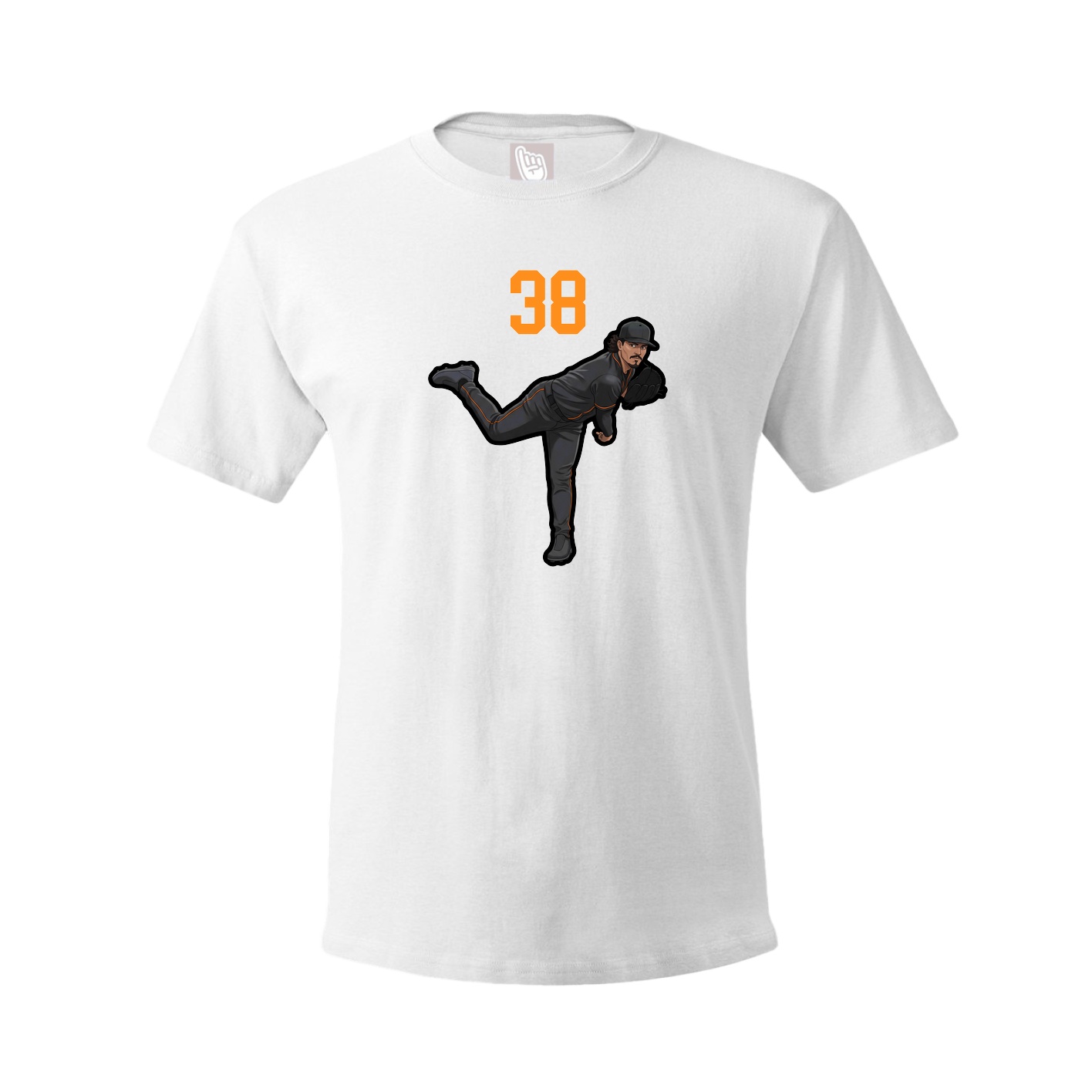 Tee — Number Top in White