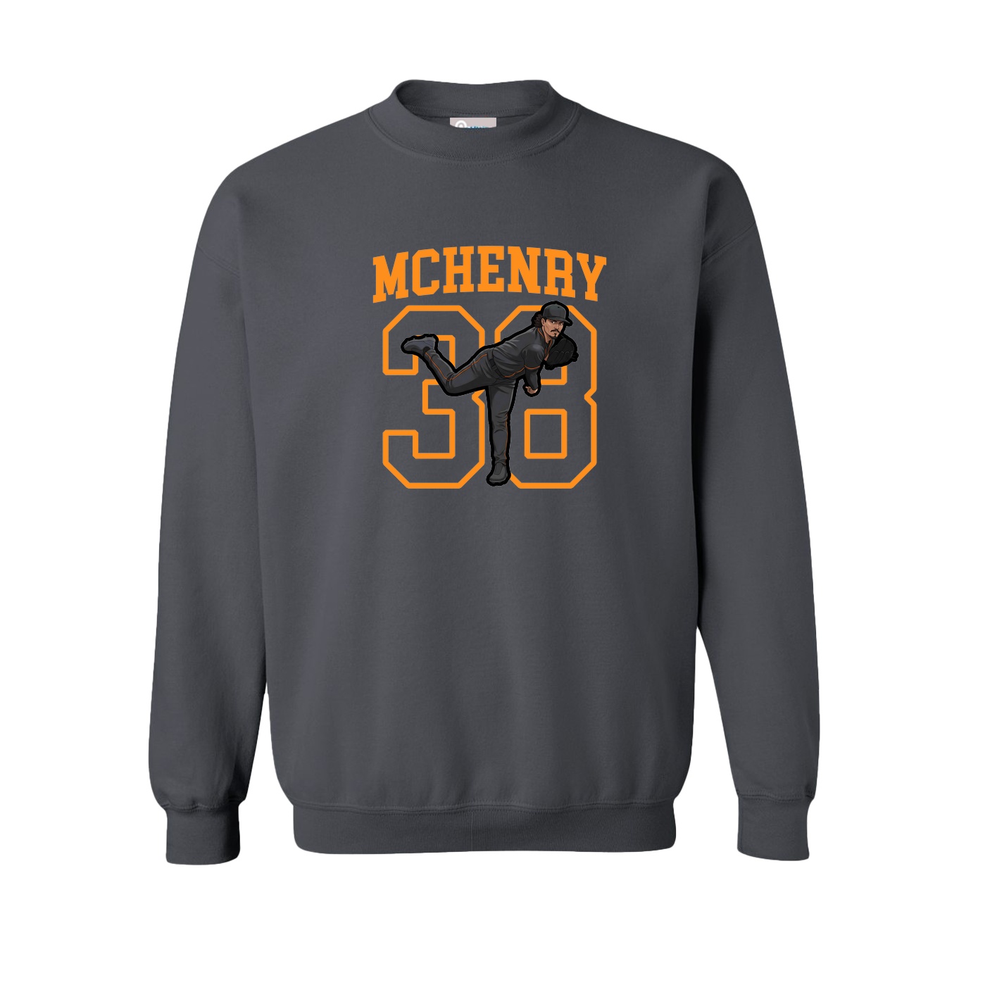 Fleece Crew — Shirsey in Grey