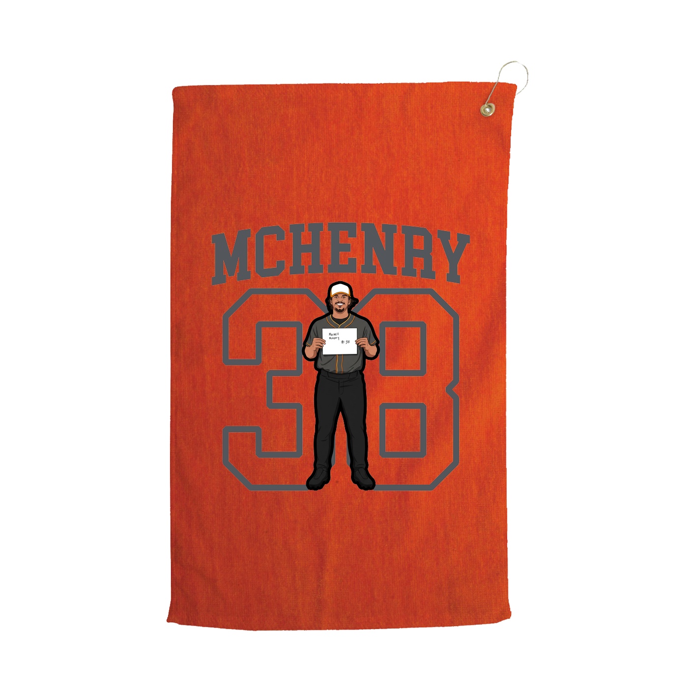 Golf Towel — Shirsey in Orange