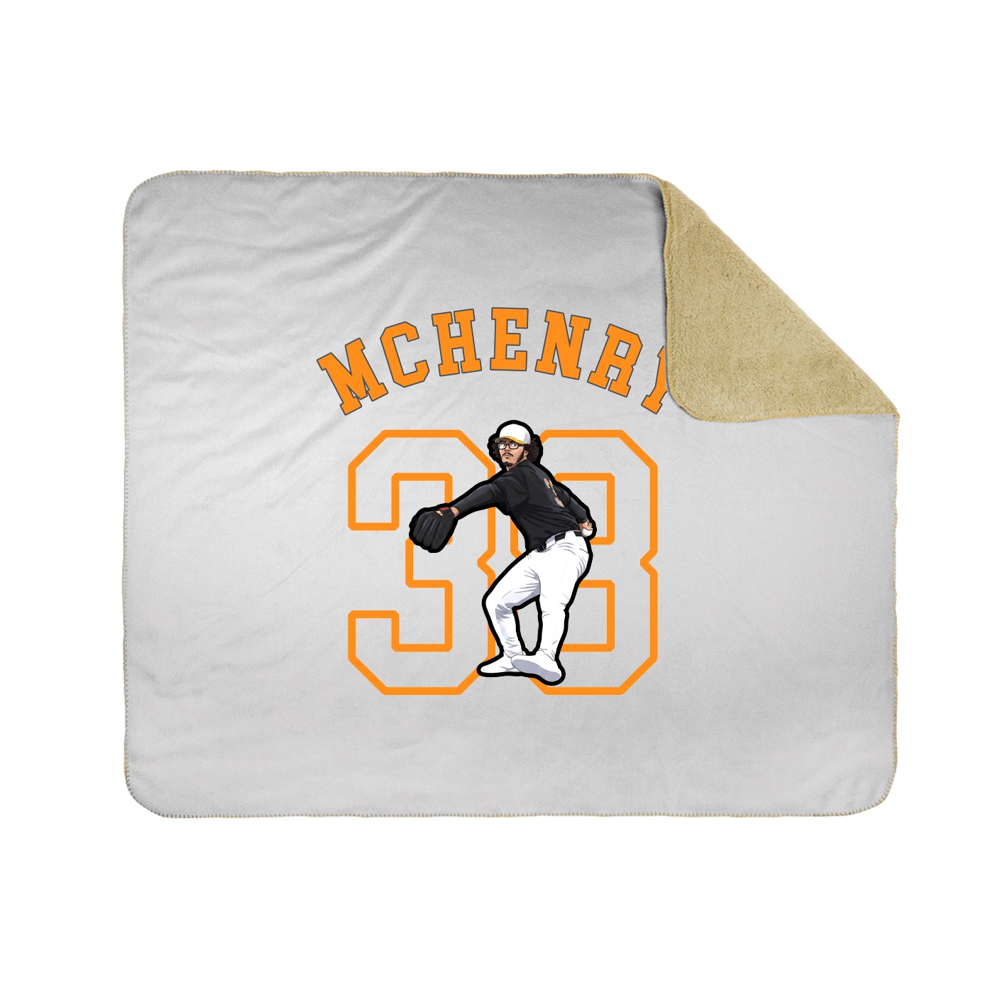 Throw Blanket — Shirsey Arch in White