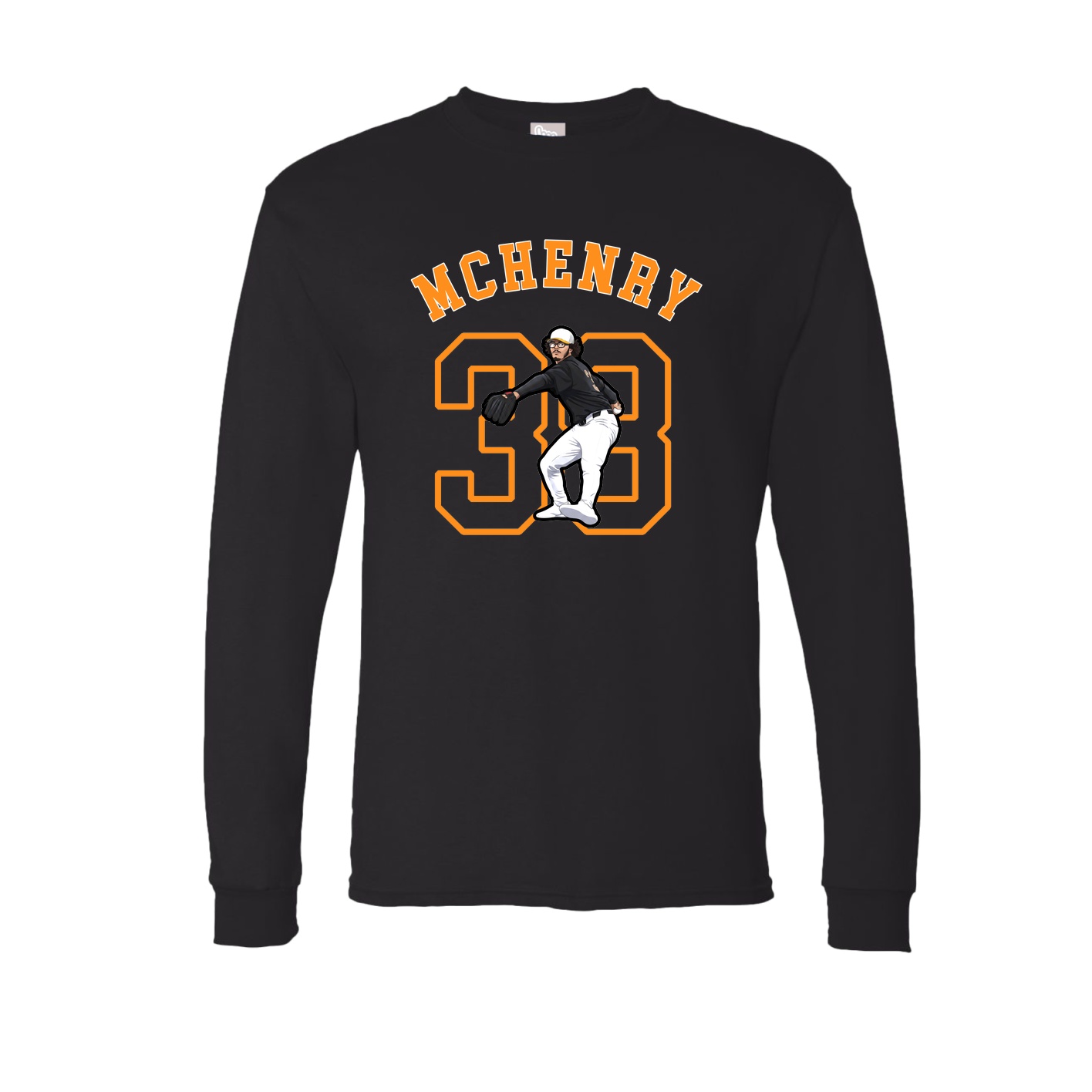 Long Sleeve Tee — Shirsey Arch in Black