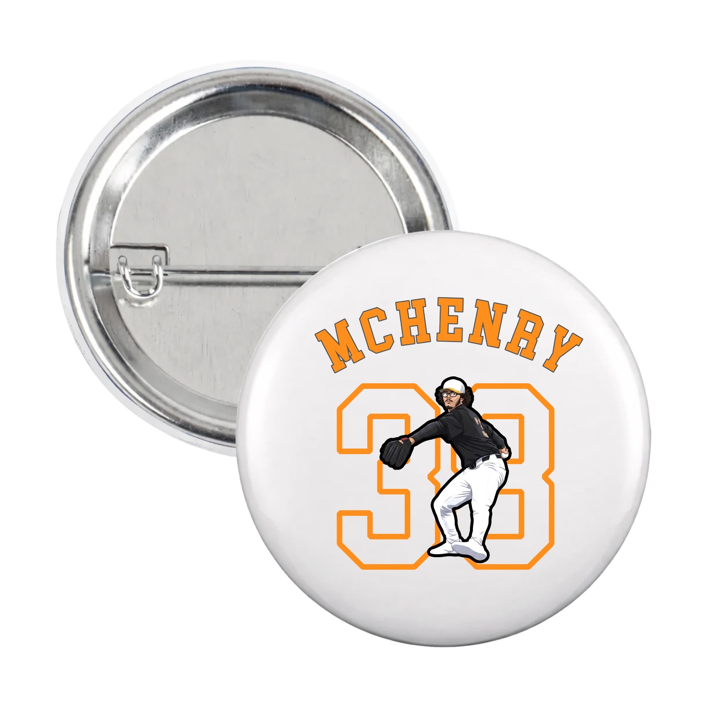 Game Day Button — Shirsey Arch in White