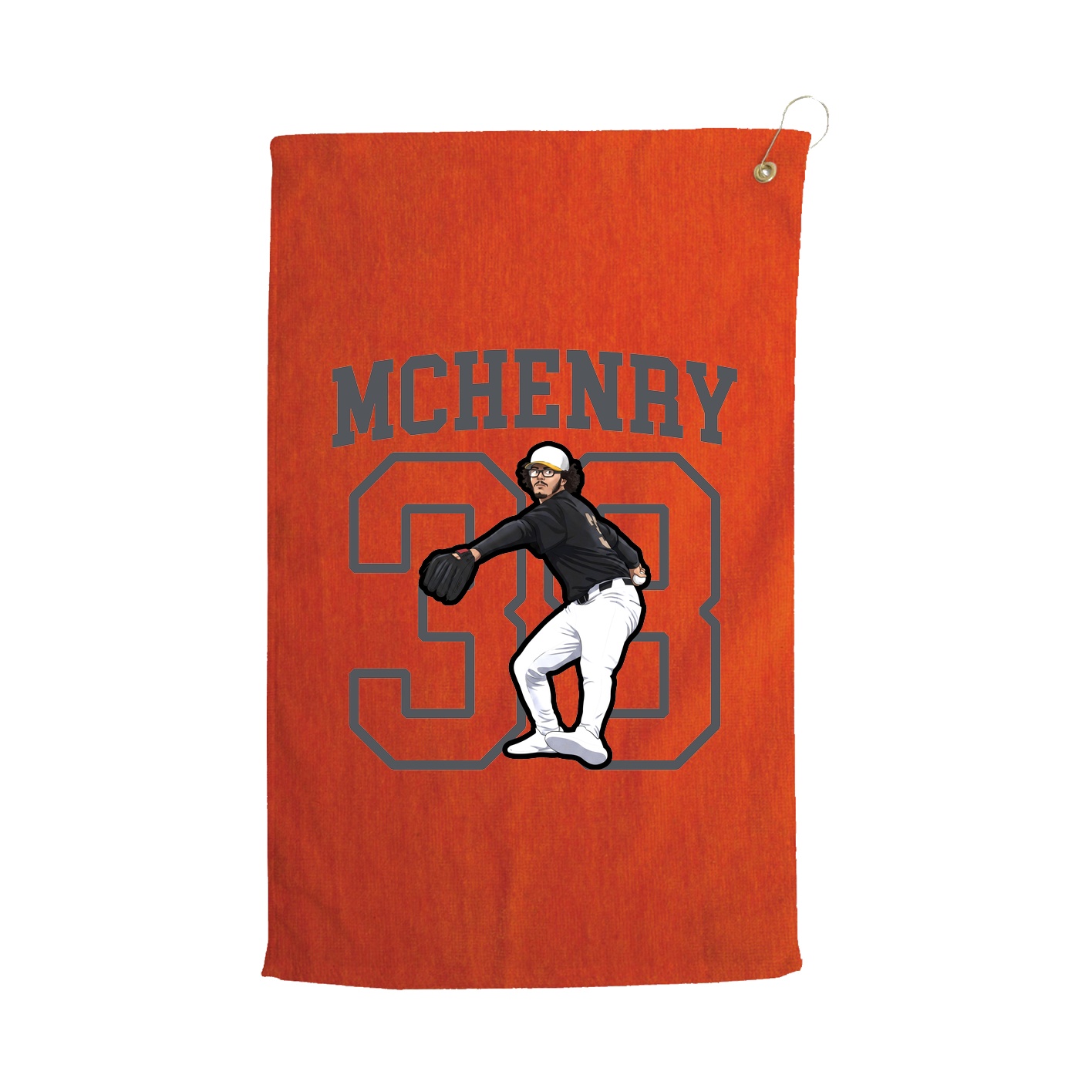 Golf Towel — Shirsey in Orange