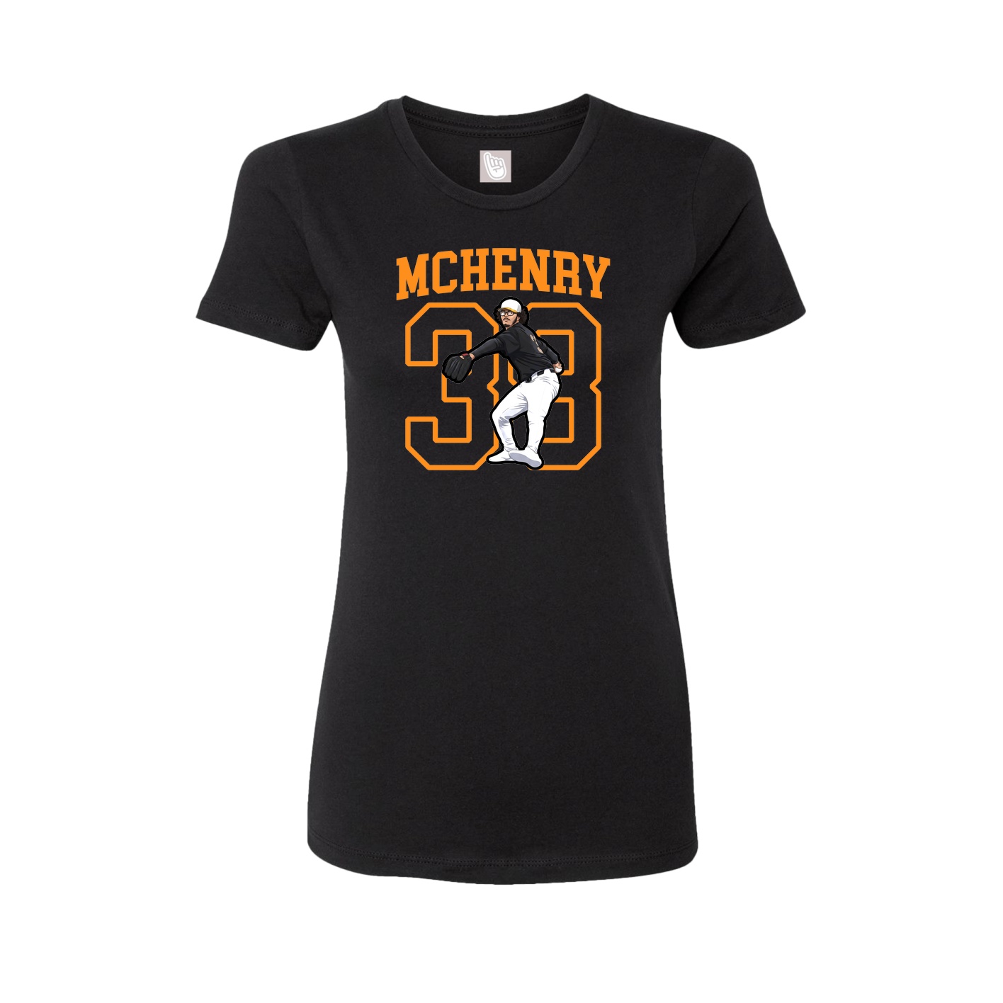 Fitted Women's Tee — Shirsey in Black
