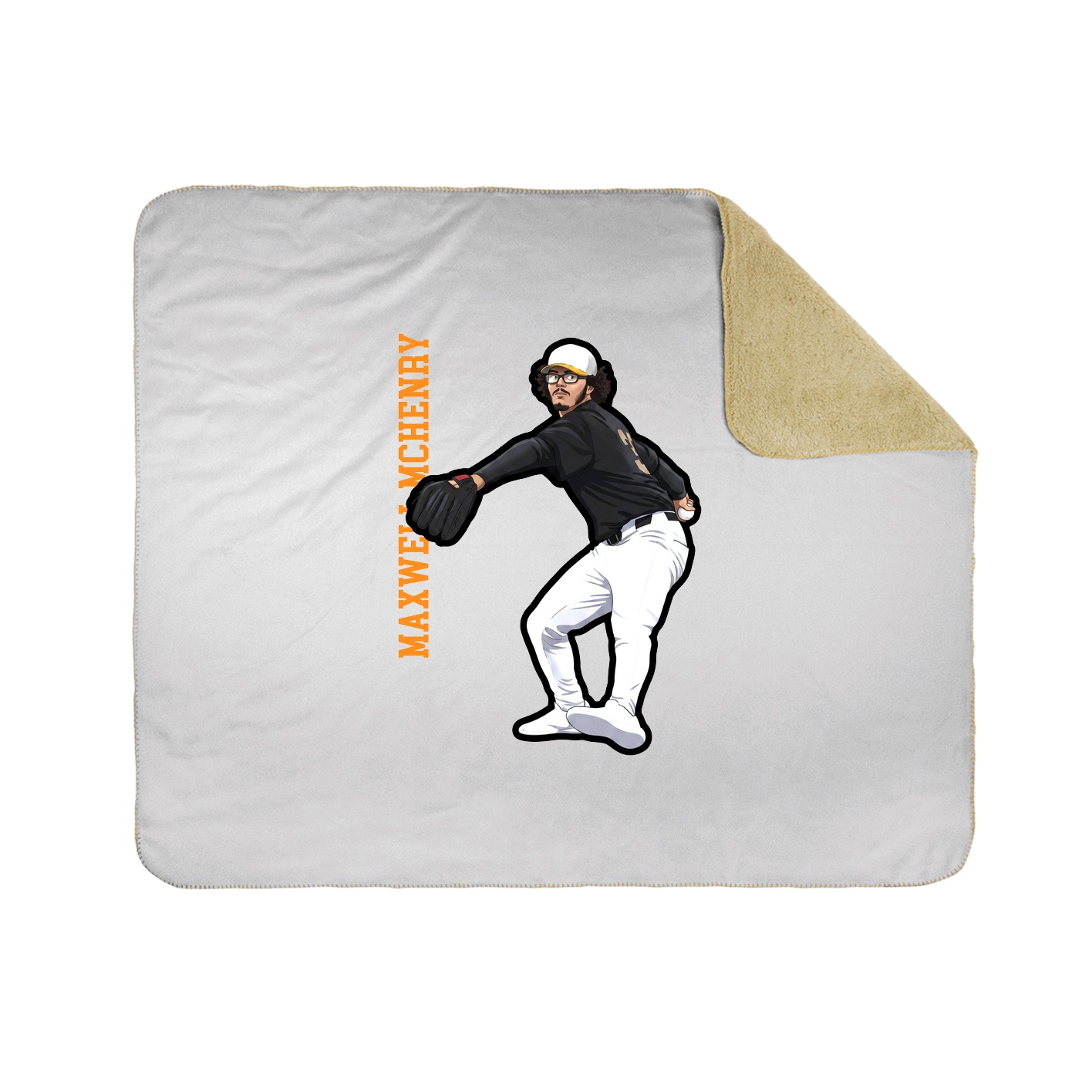 50x60 Sherpa Lined Throw Blanket
