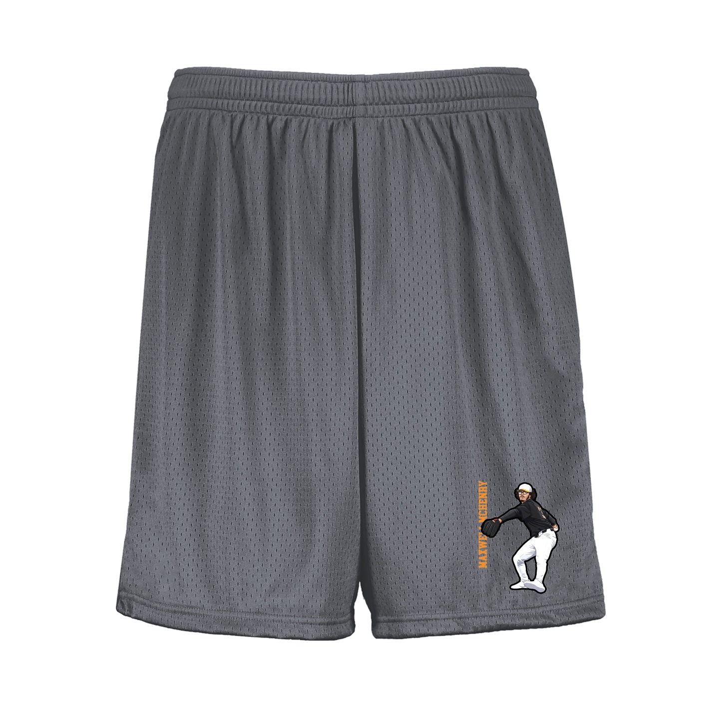 Shorts — Name Vertical in Grey