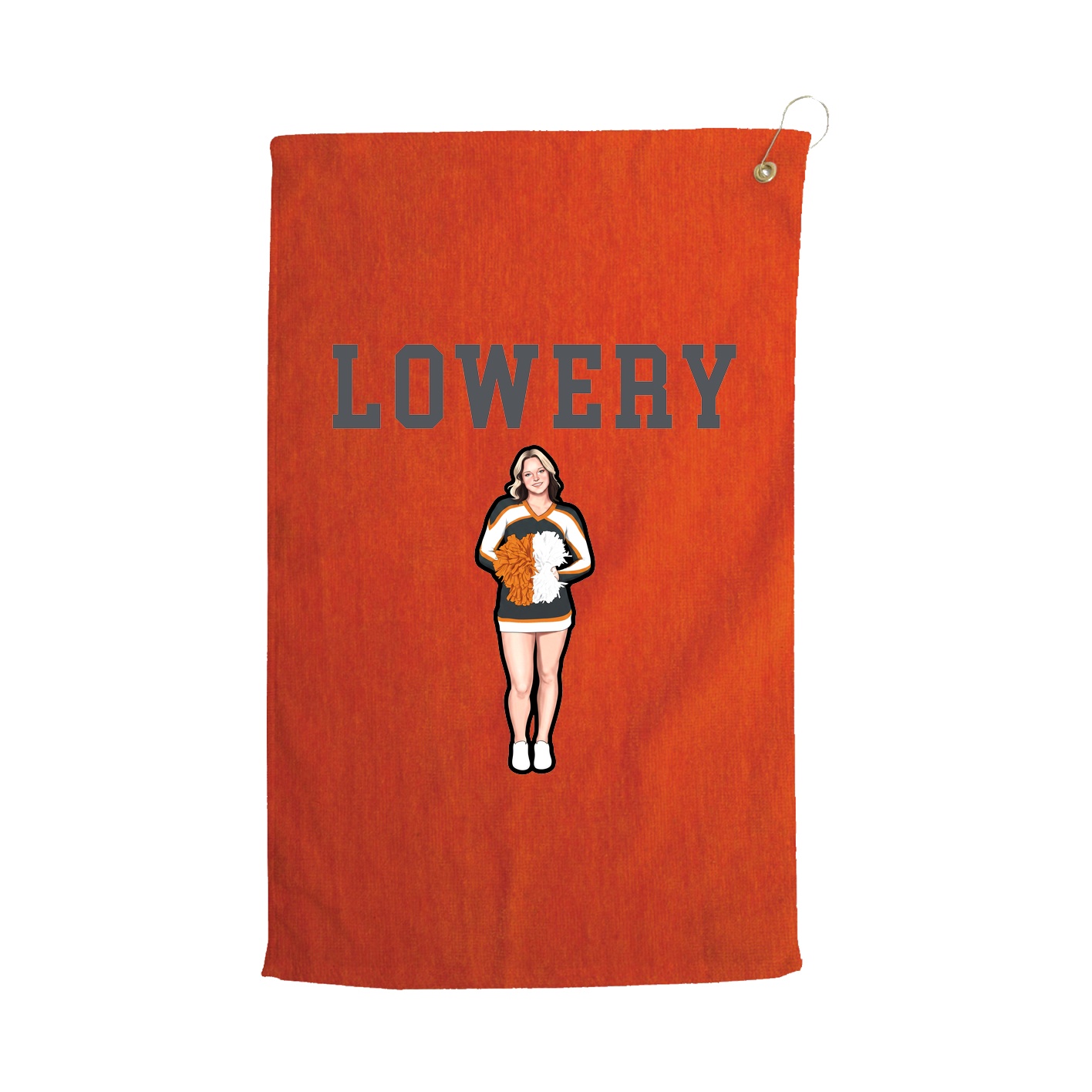 Golf Towel — Shirsey in Orange