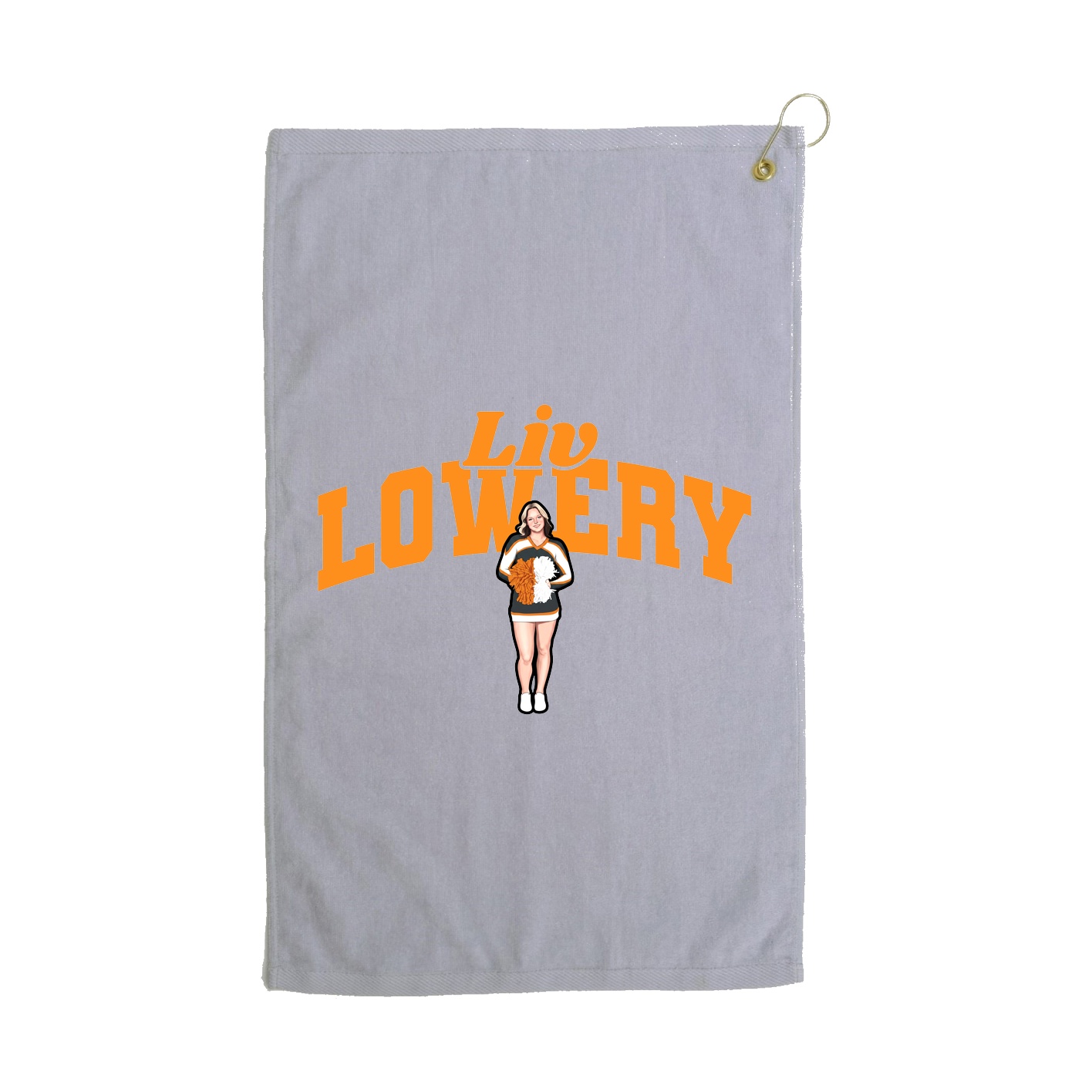 Golf Towel — Signature Arch in Grey