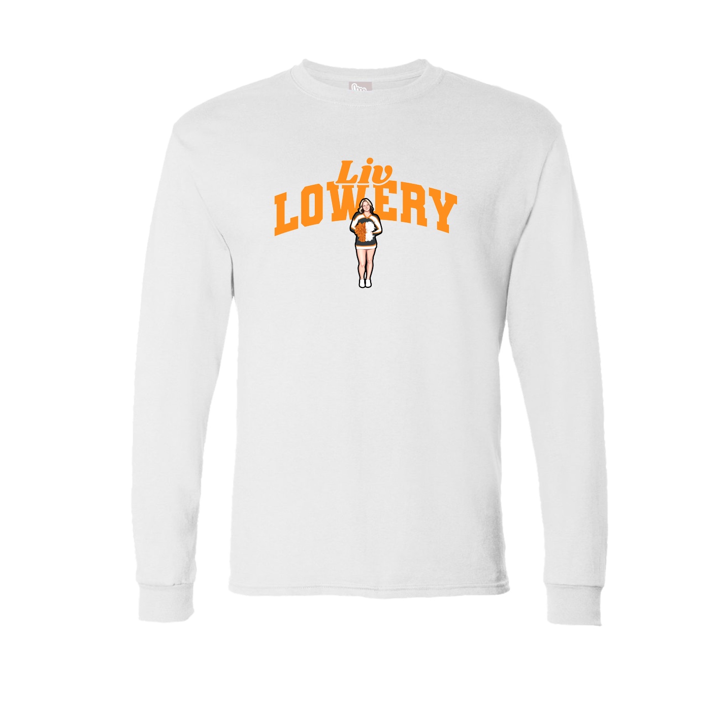 Long Sleeve Tee — Signature Arch in White