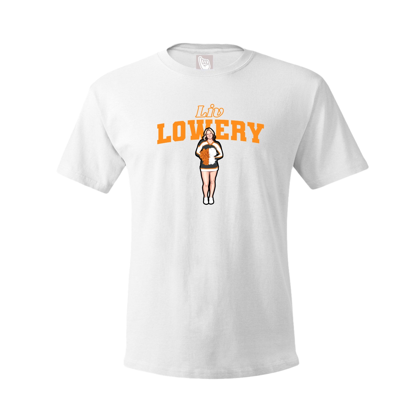 Tee — Name Arch in White
