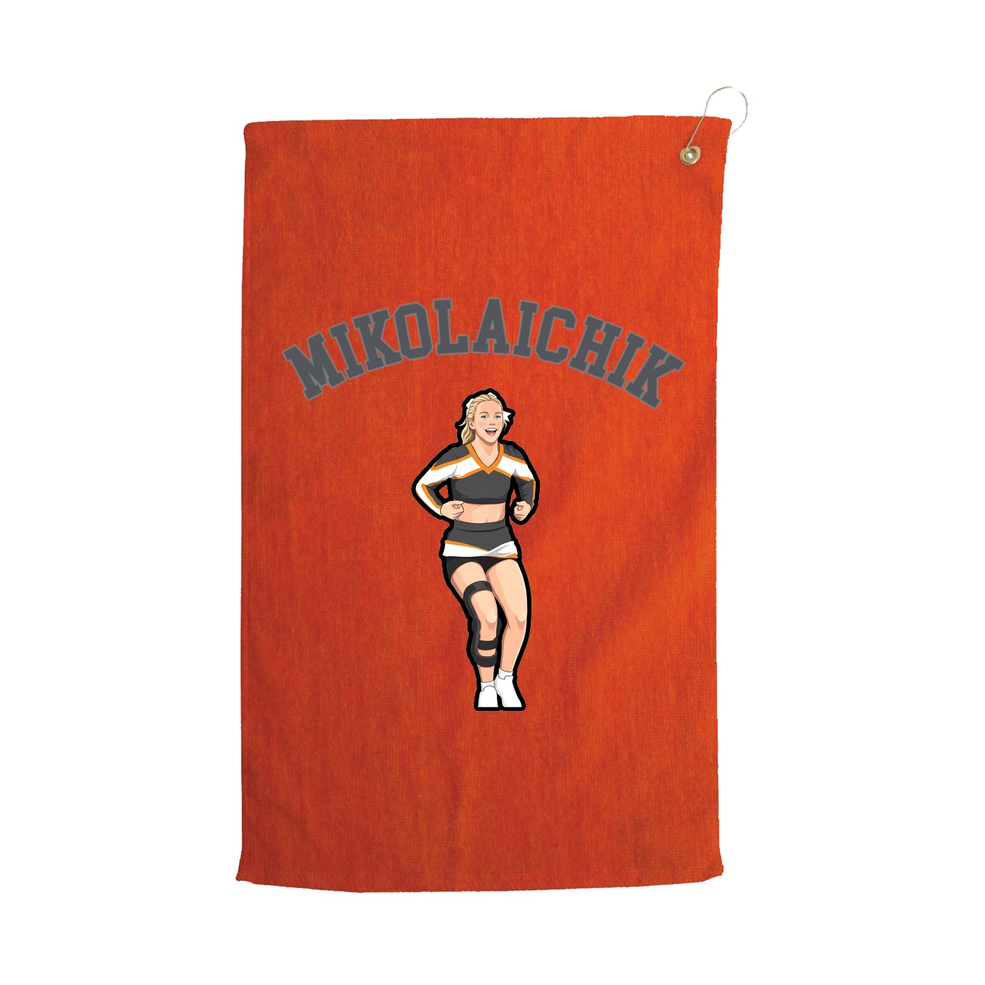 Golf Towel — Shirsey Arch in Orange