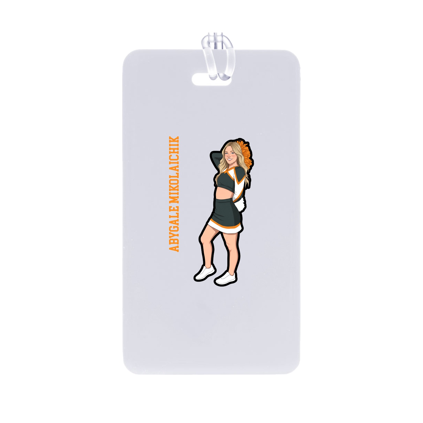 Bag Tag — Name Vertical in Classic