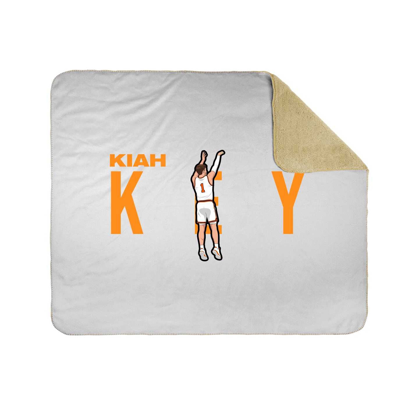 Throw Blanket — Player Name in White