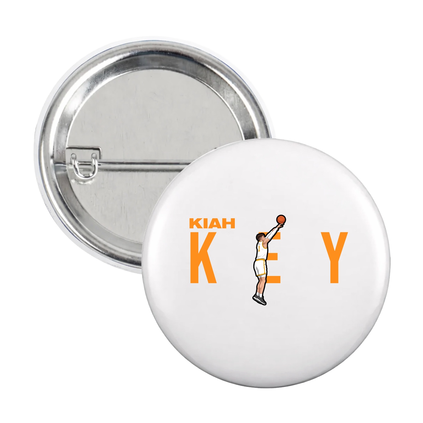 Game Day Button — Player Name in White