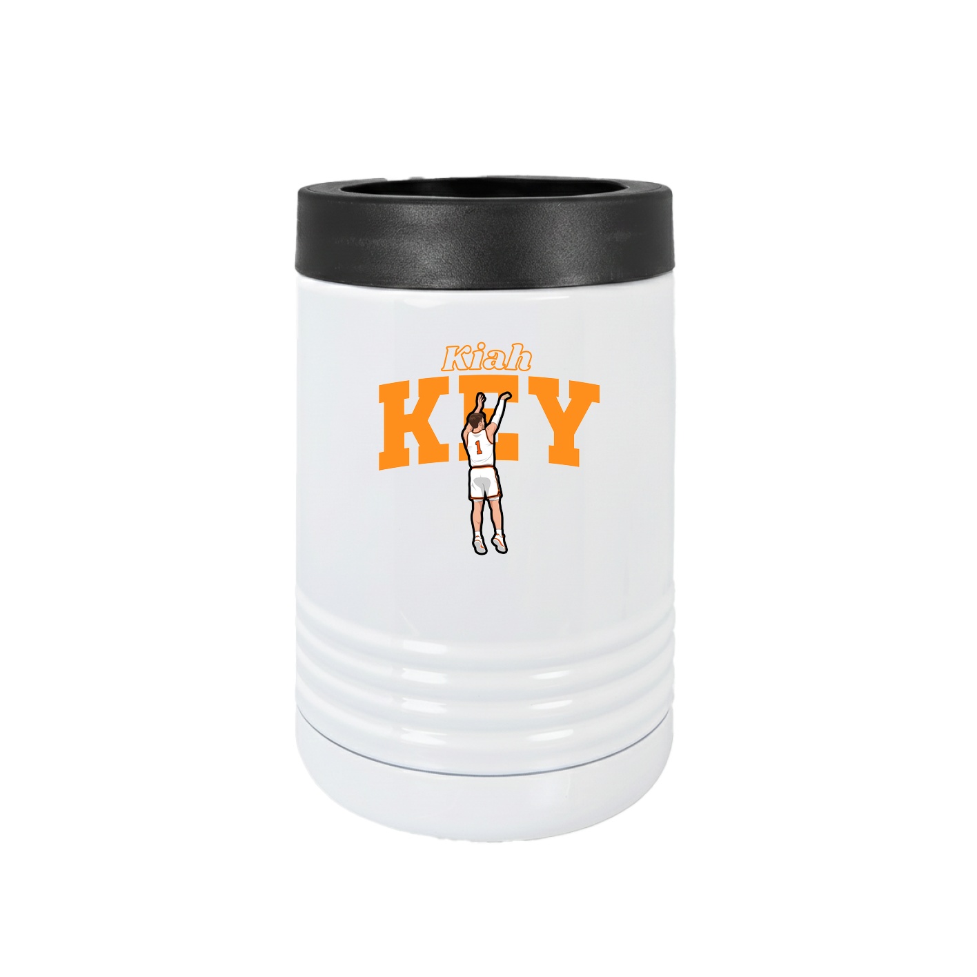 Beverage Holder — Name Arch in White