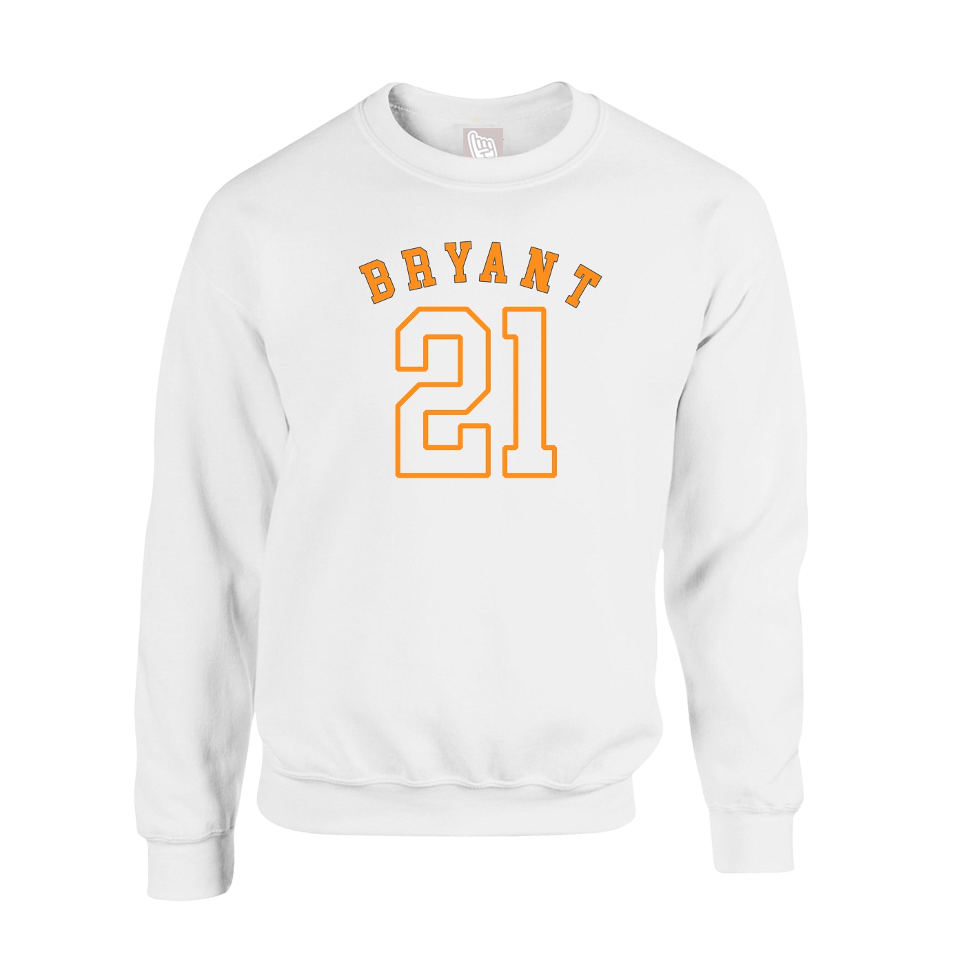 Fleece Crew — Shirsey Arch in White