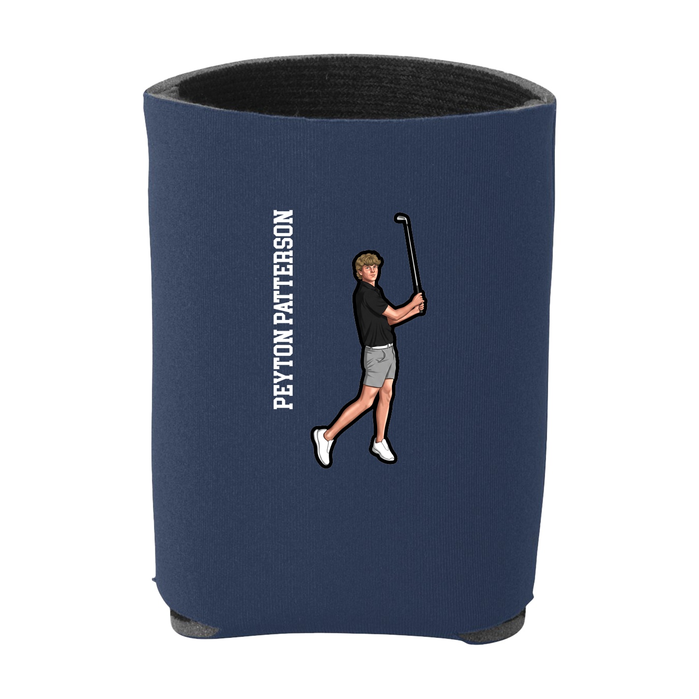Can Holder — Name Vertical in Navy