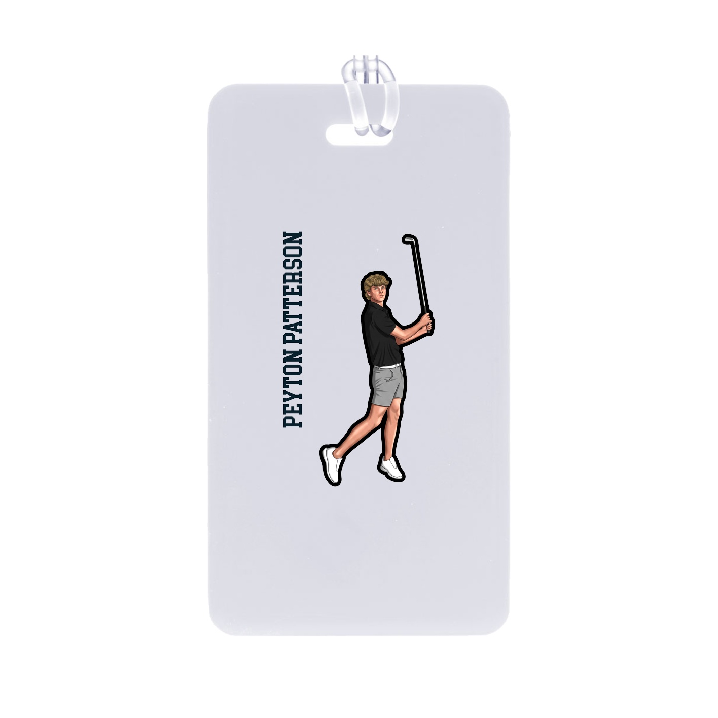 Bag Tag — Name Vertical in Classic