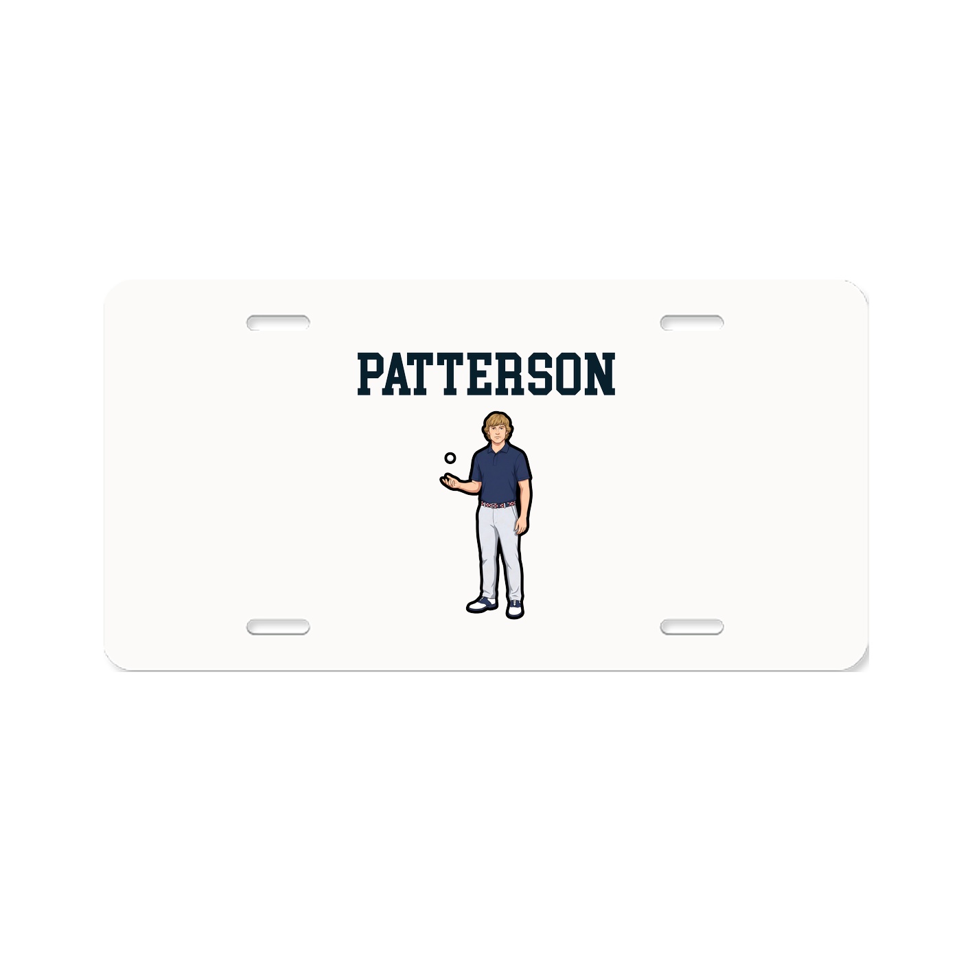 License Plate — Shirsey in Classic