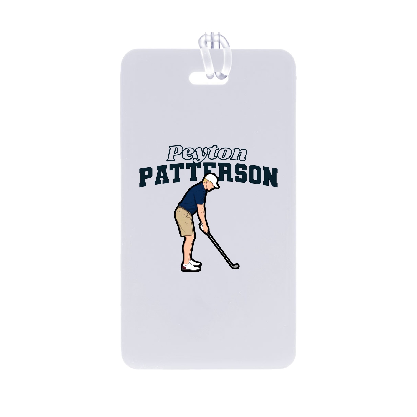 Bag Tag — Name Arch in Classic