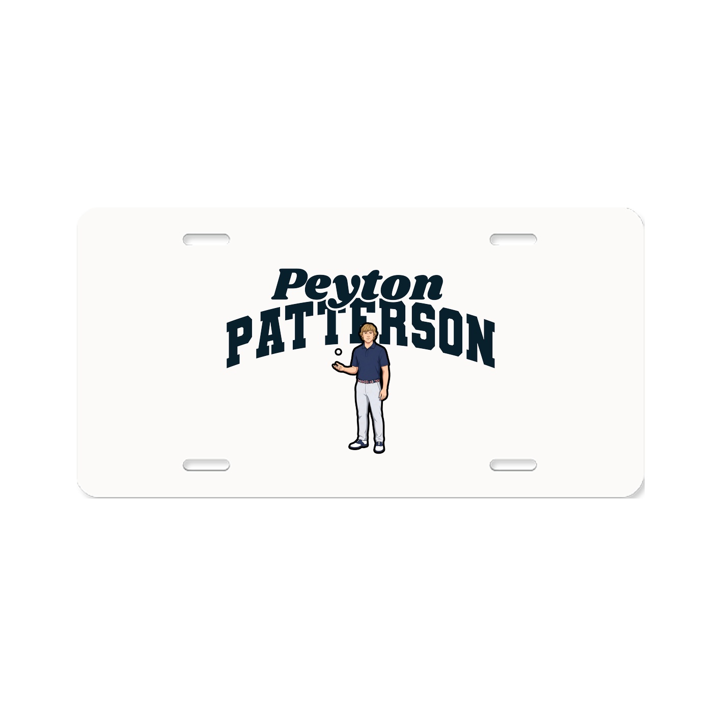 License Plate — Signature Arch in Classic