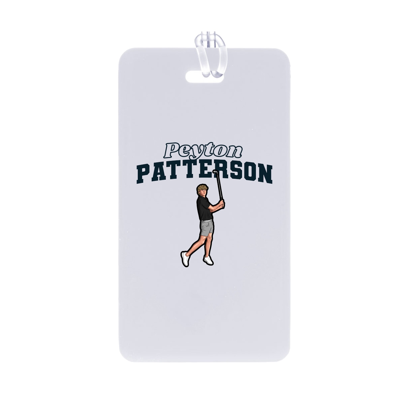Bag Tag — Name Arch in Classic