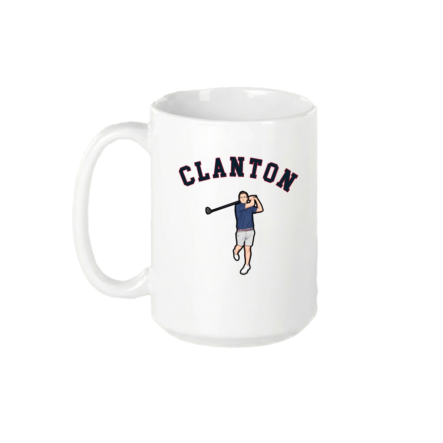 15oz Coffee Mug — Shirsey Arch in White