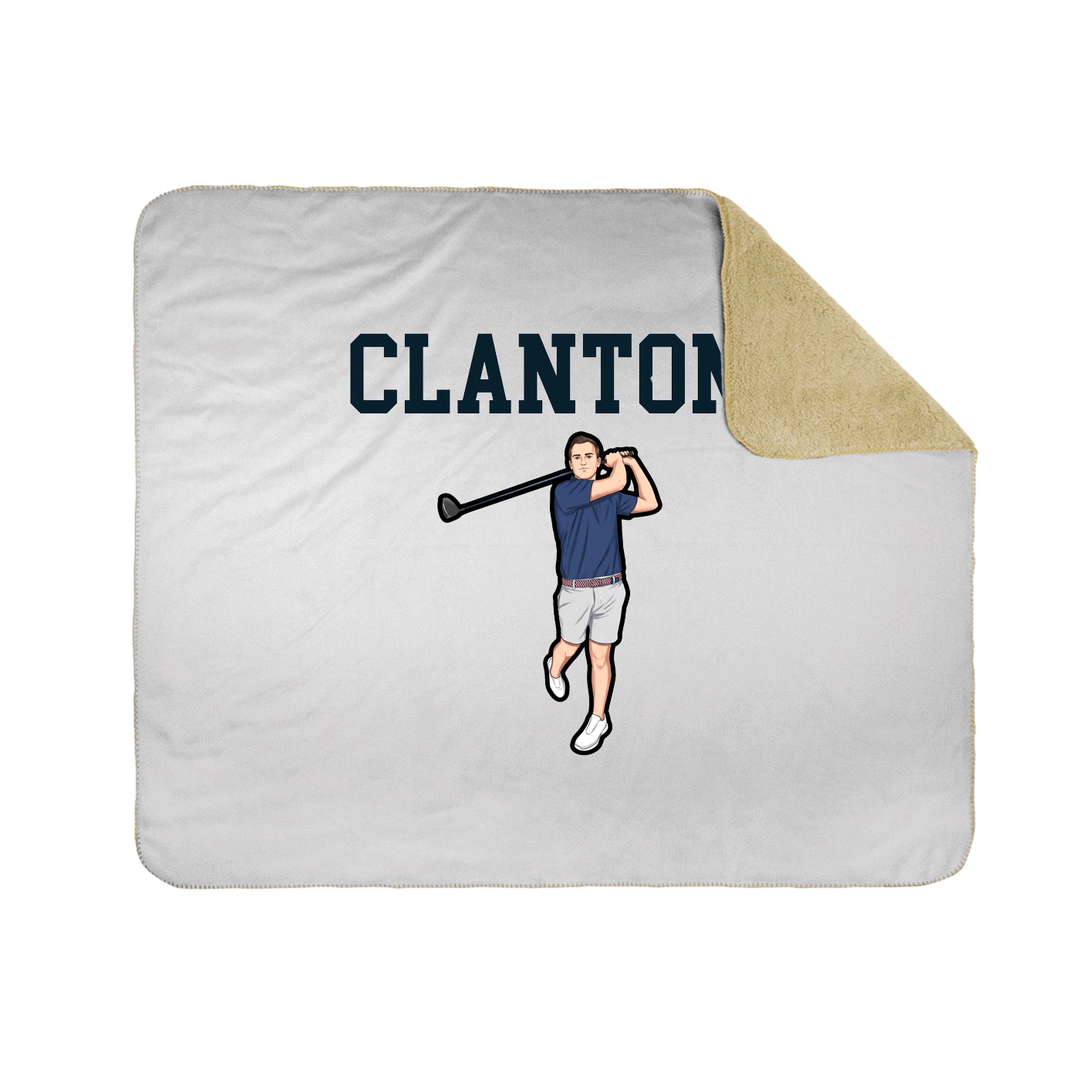 Throw Blanket — Shirsey in White