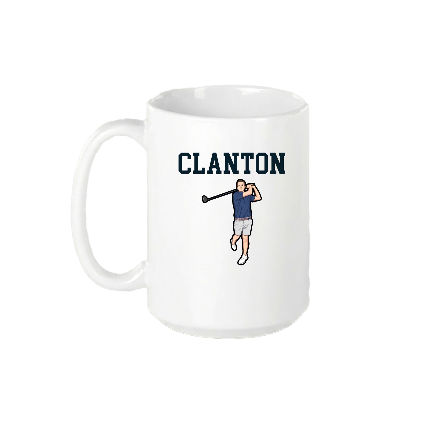 15oz Coffee Mug — Shirsey in White