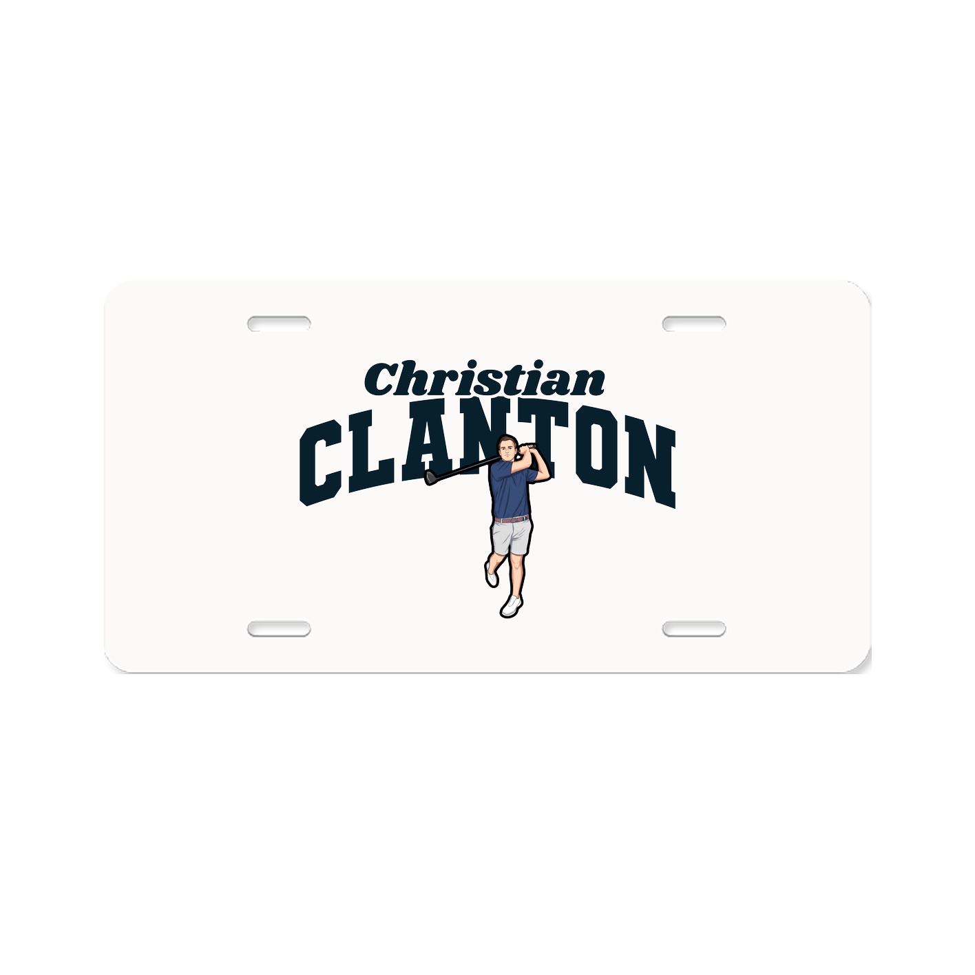 License Plate — Signature Arch in Classic