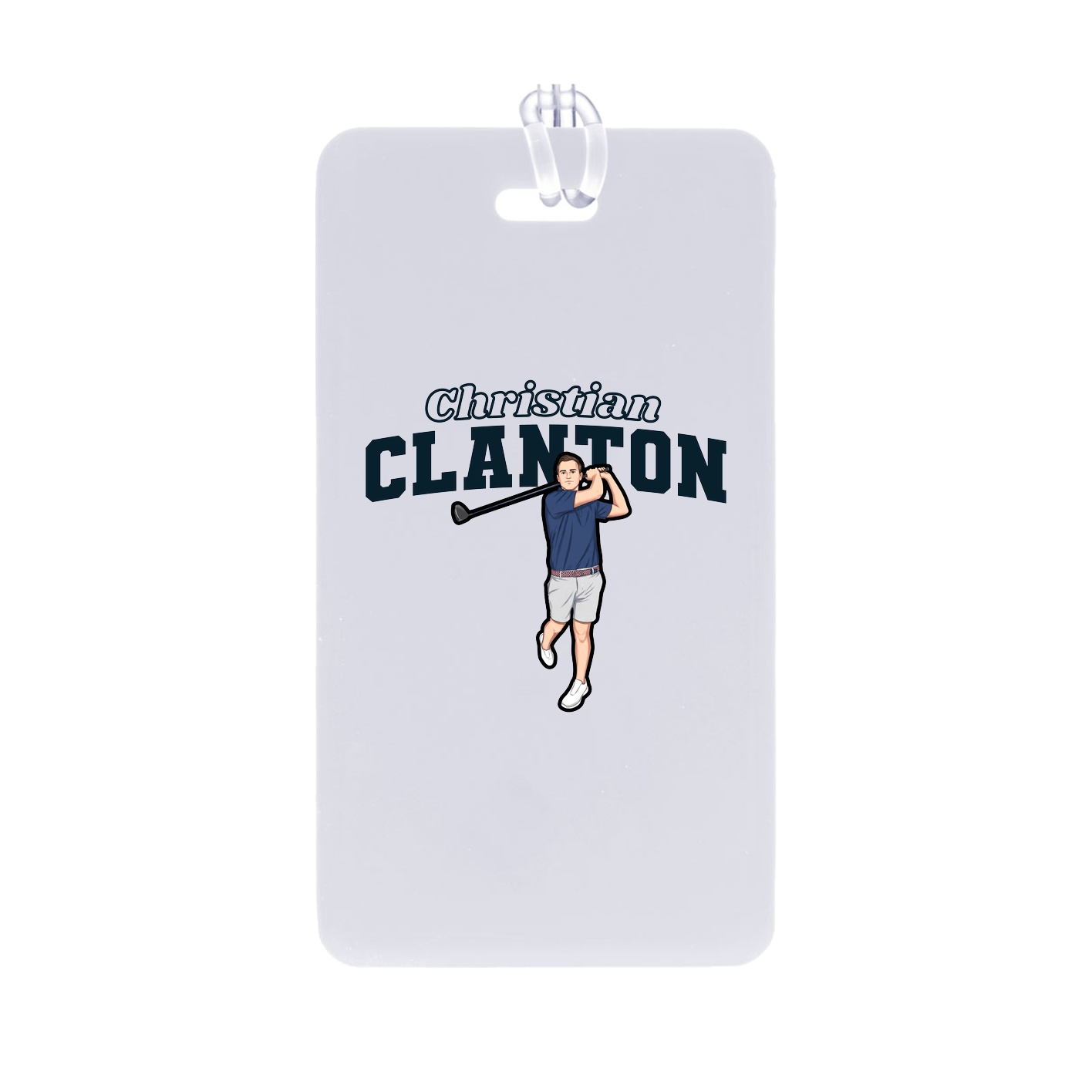 Bag Tag — Name Arch in Classic