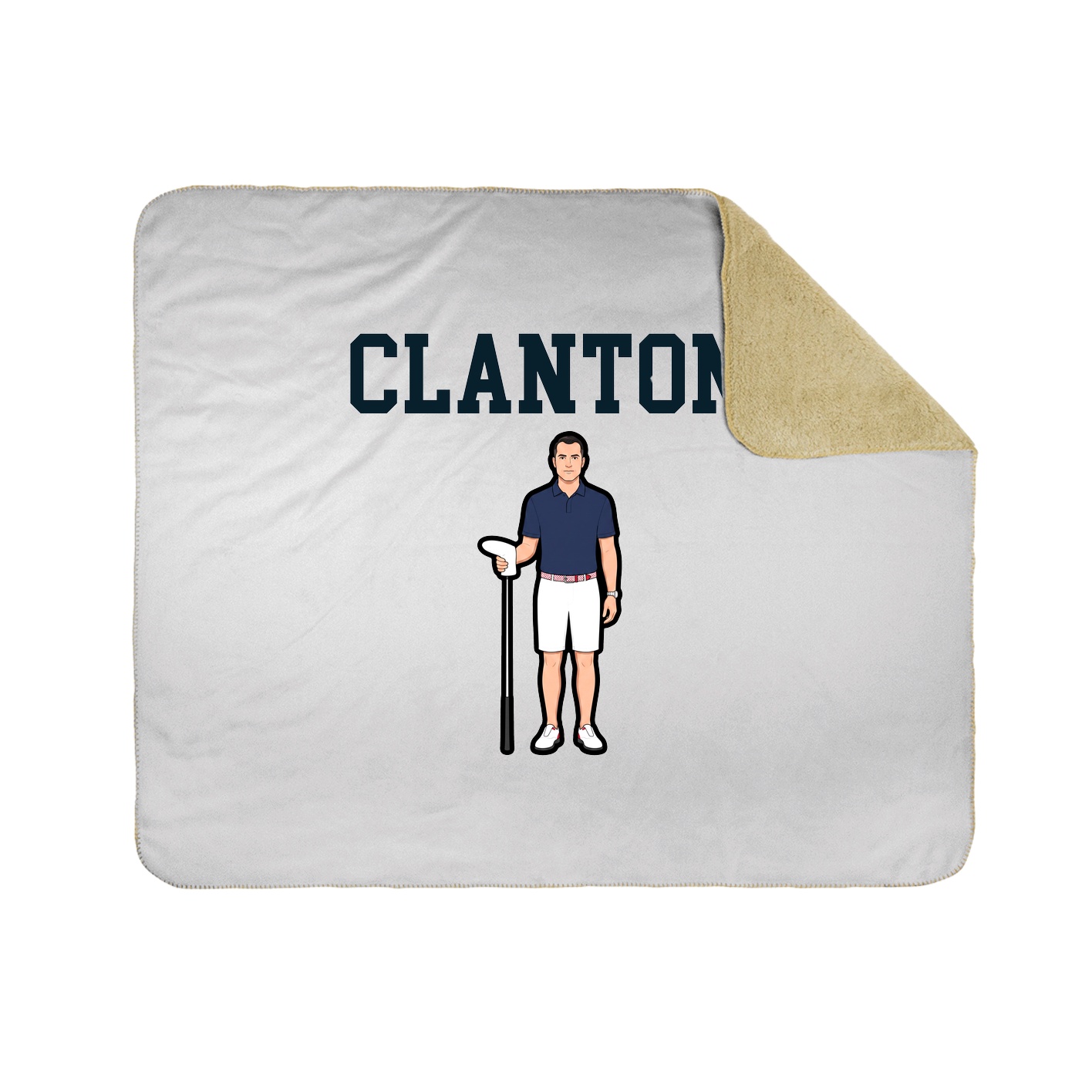 Throw Blanket — Shirsey in White
