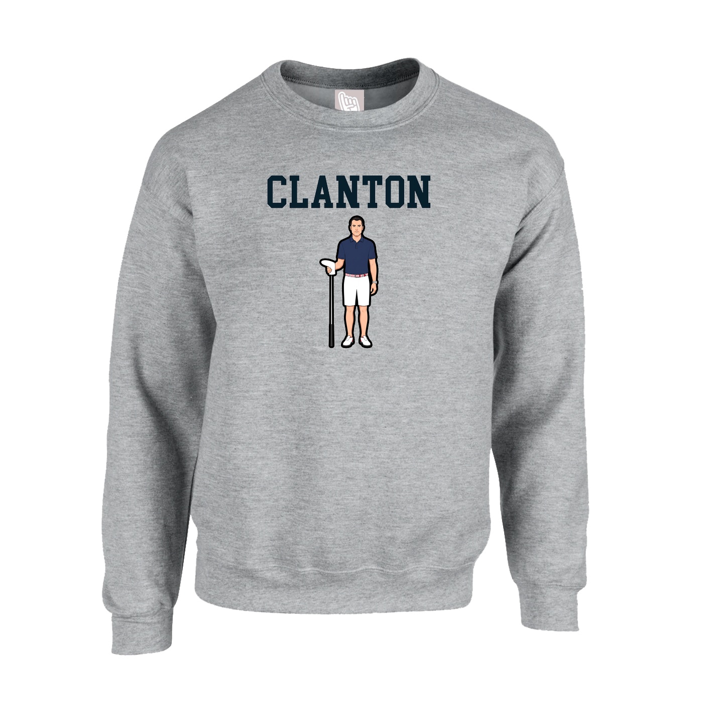 Fleece Crew — Shirsey in Grey