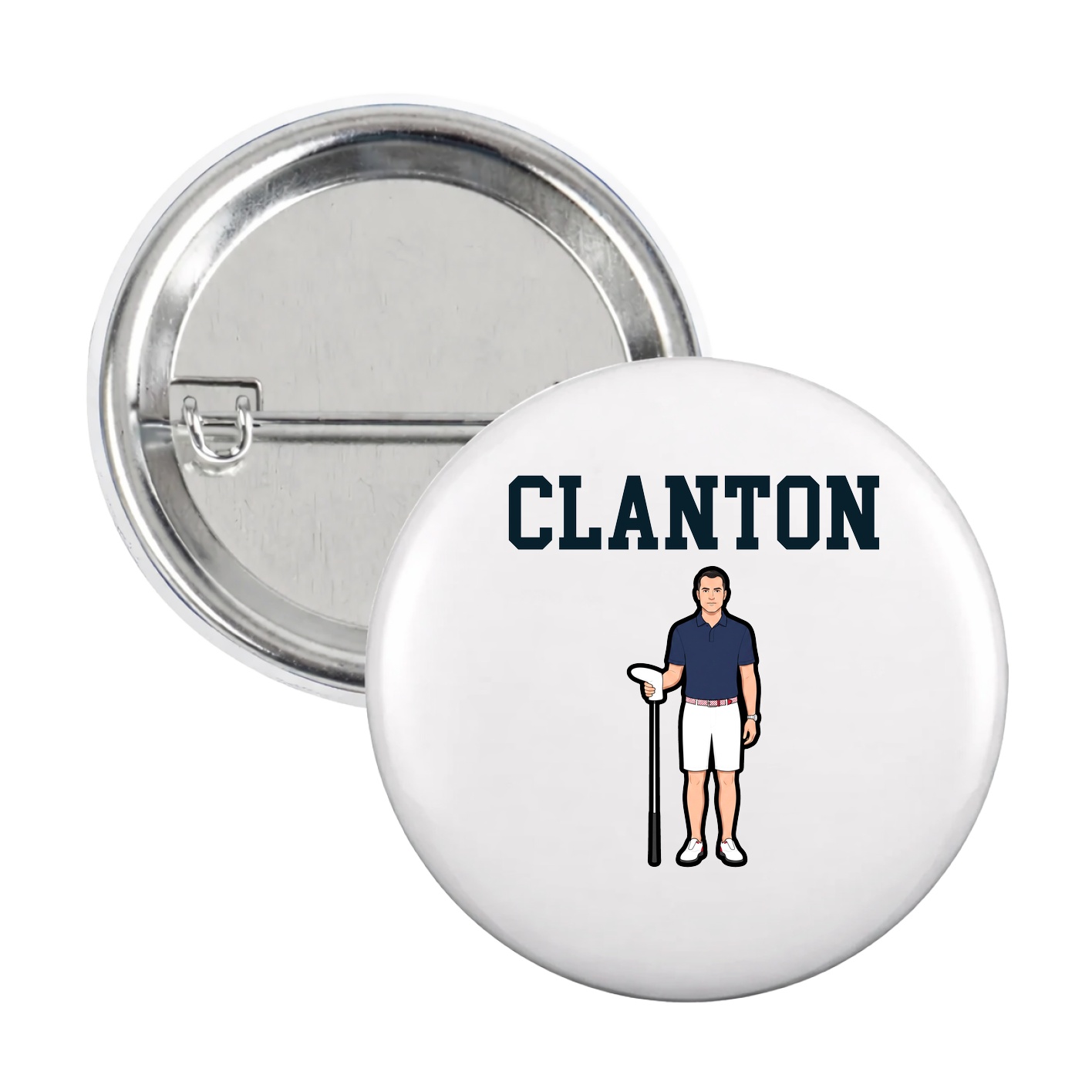 Game Day Button — Shirsey in White