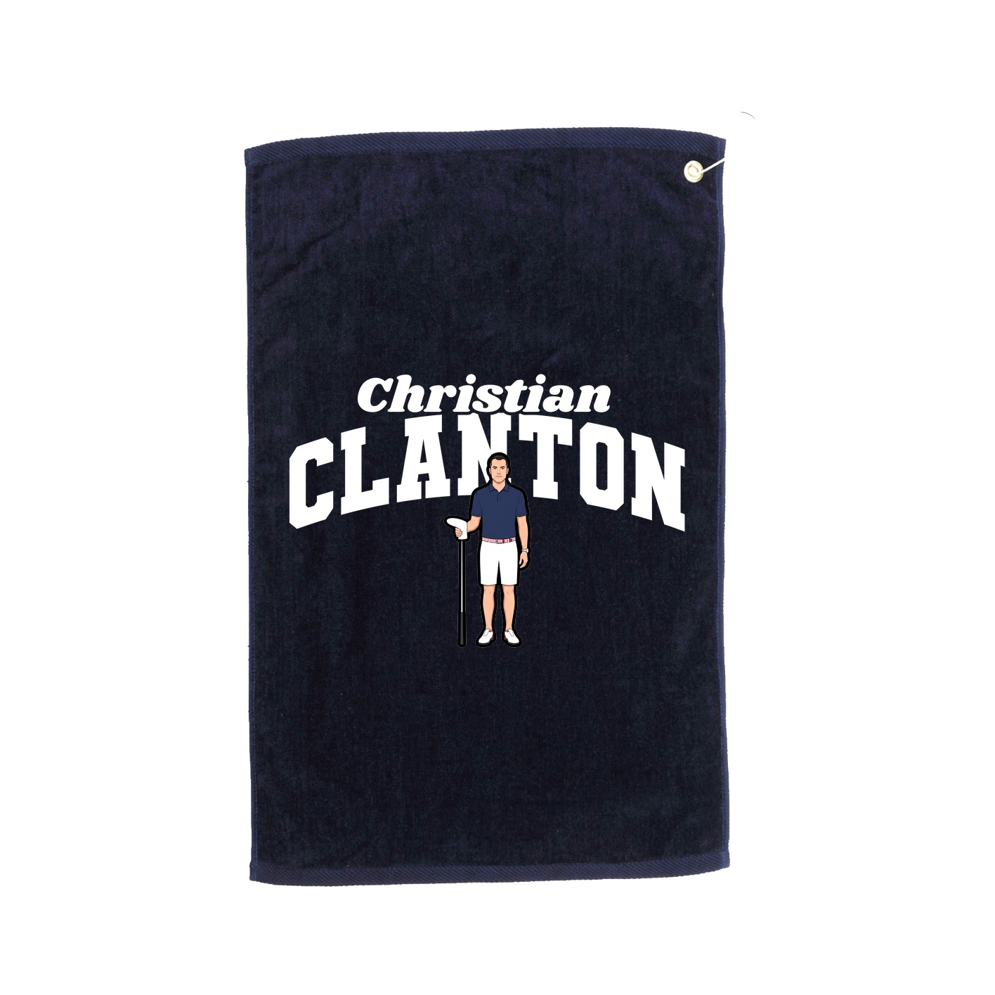 Golf Towel — Signature Arch in Navy