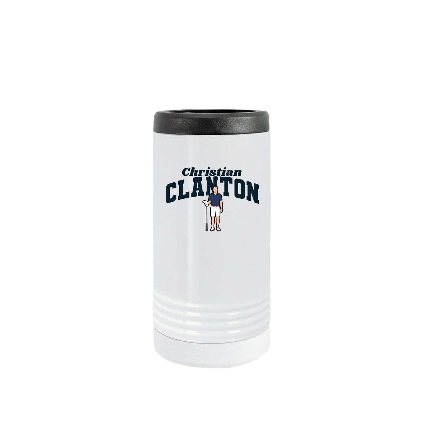 Slim Beverage Holder — Signature Arch in White