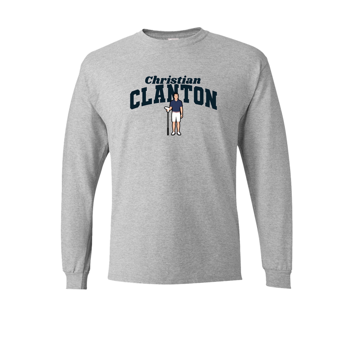 Long Sleeve Tee — Signature Arch in Grey