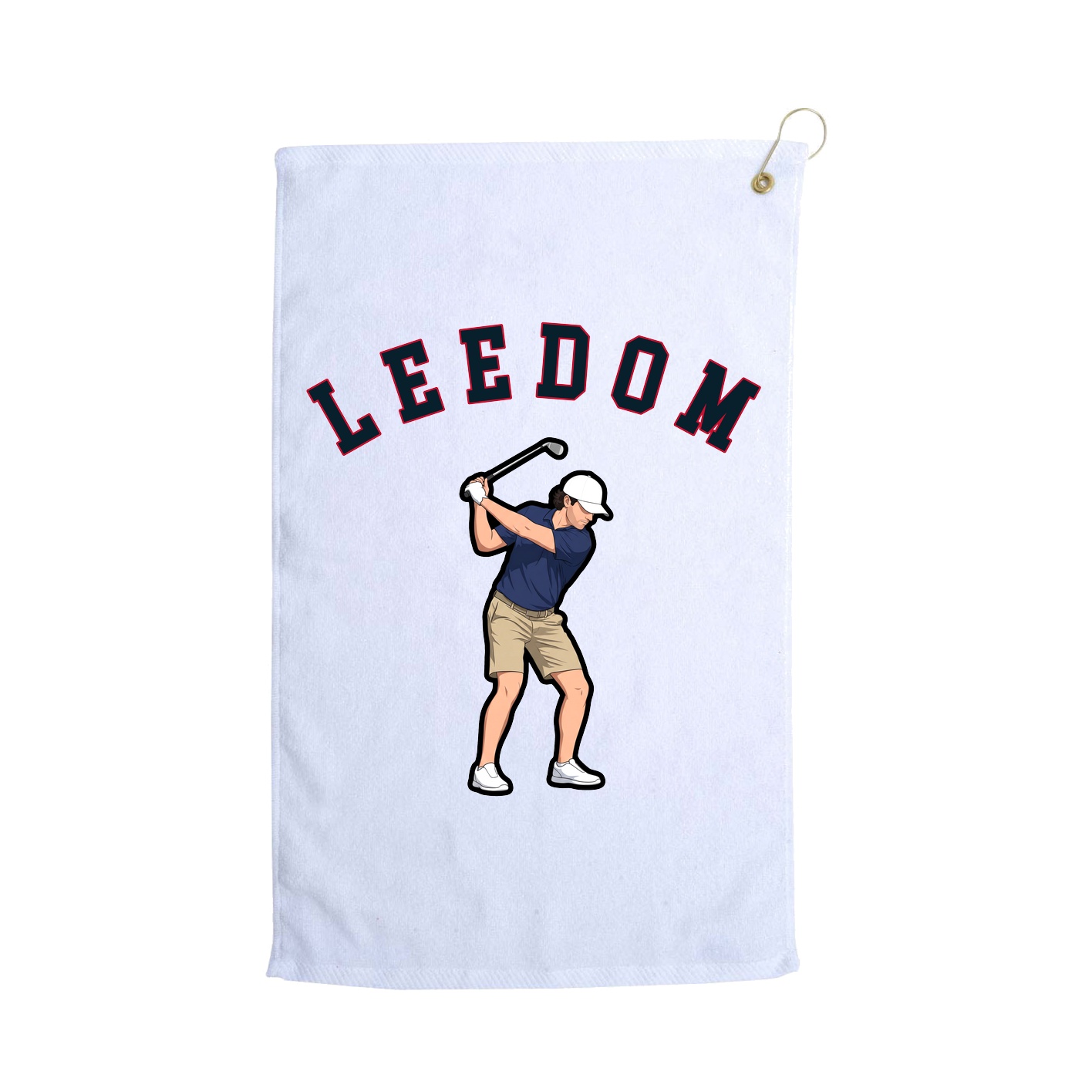Golf Towel — Shirsey Arch in White