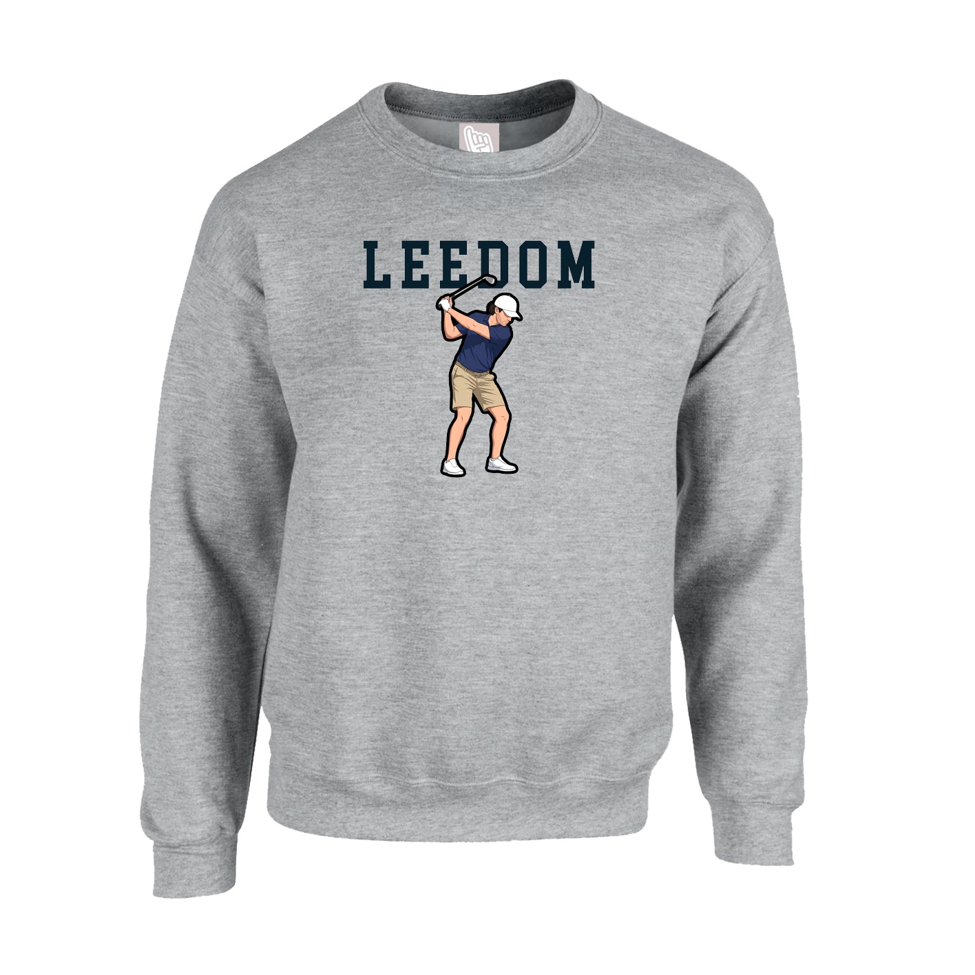 Fleece Crew — Shirsey in Grey