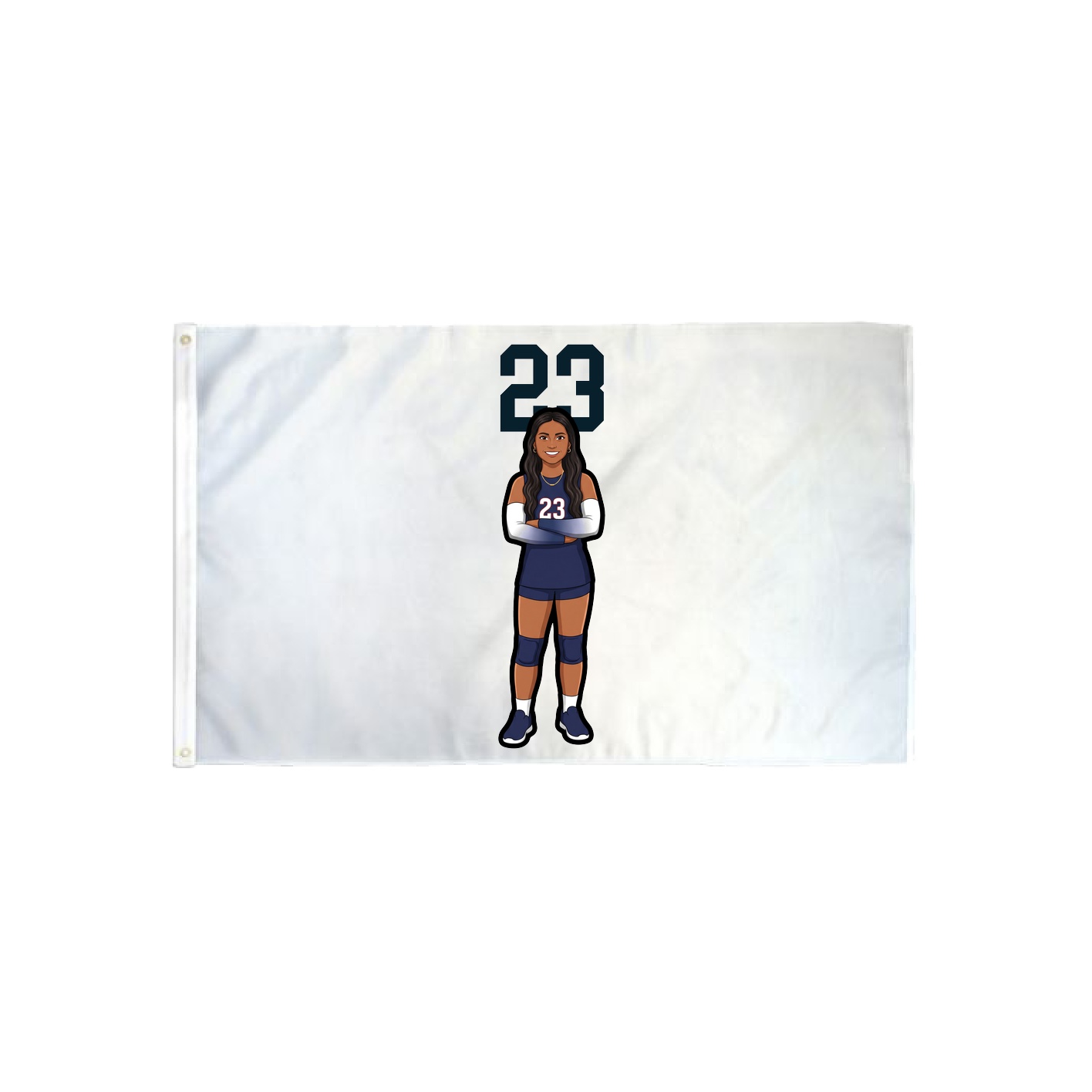 3x5 Flag — Number Top in Classic