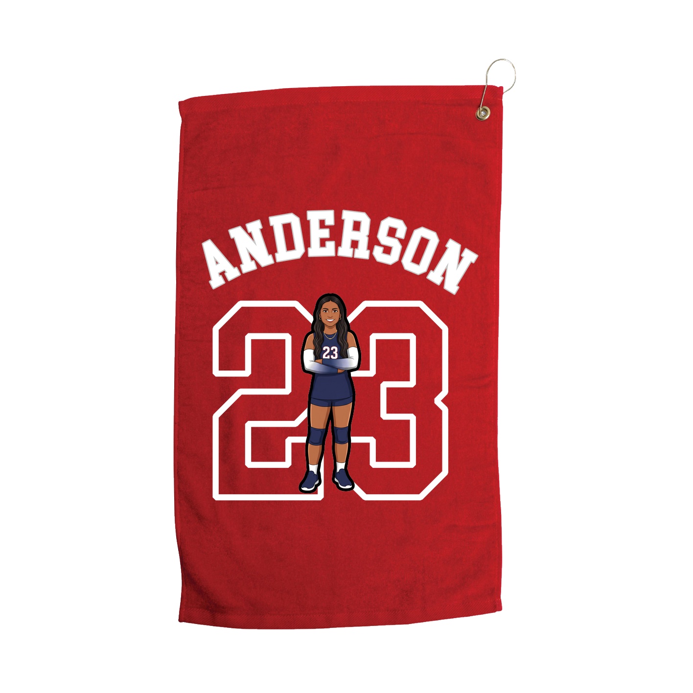 Golf Towel — Shirsey Arch in Red