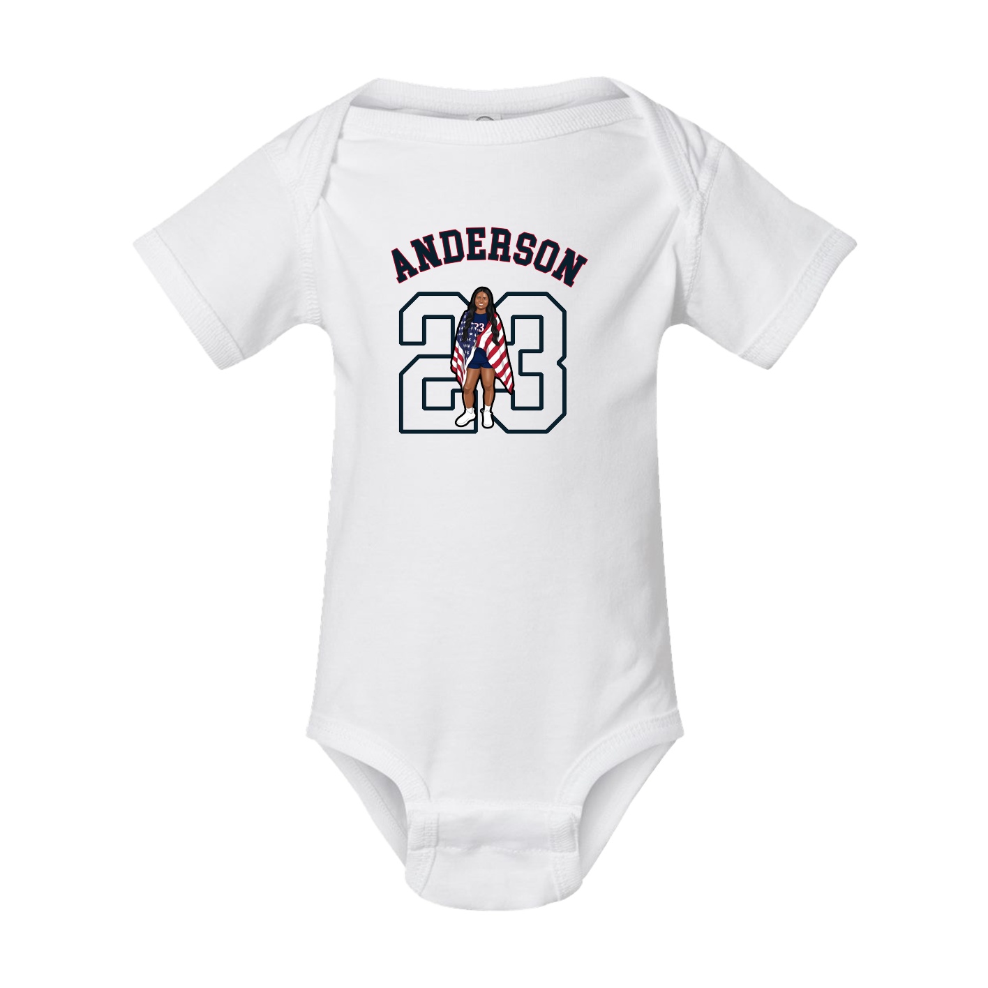 Baby Onesie — Shirsey Arch in White