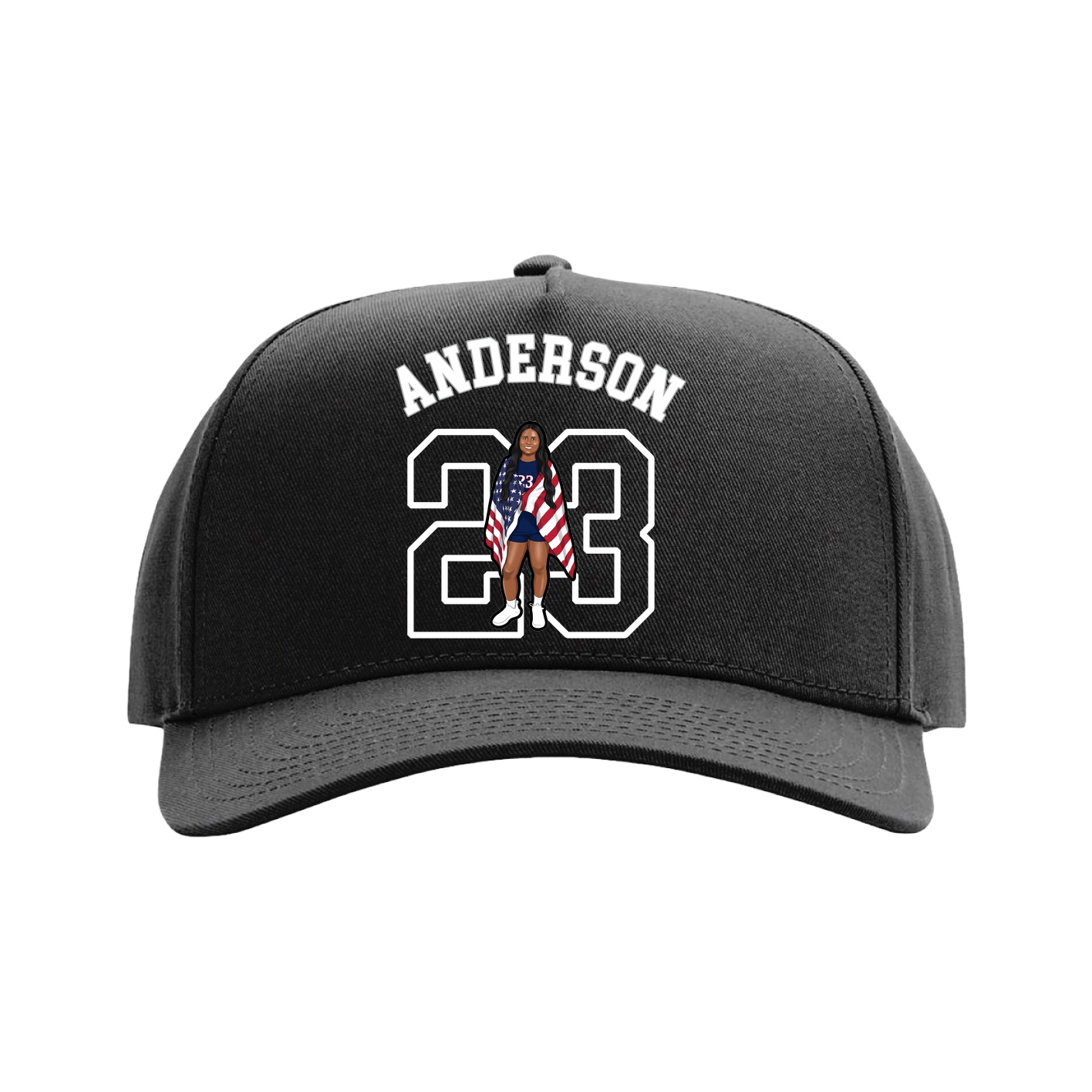 Full Fabric Five-Panel Champ Cap