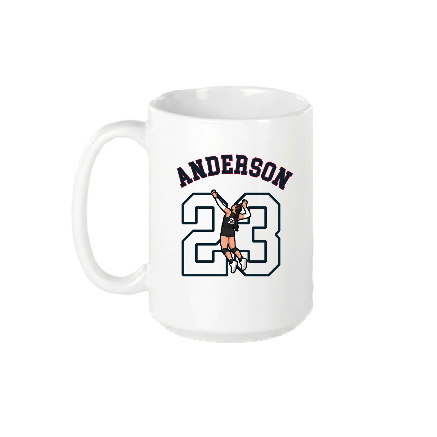 15oz Coffee Mug — Shirsey Arch in White